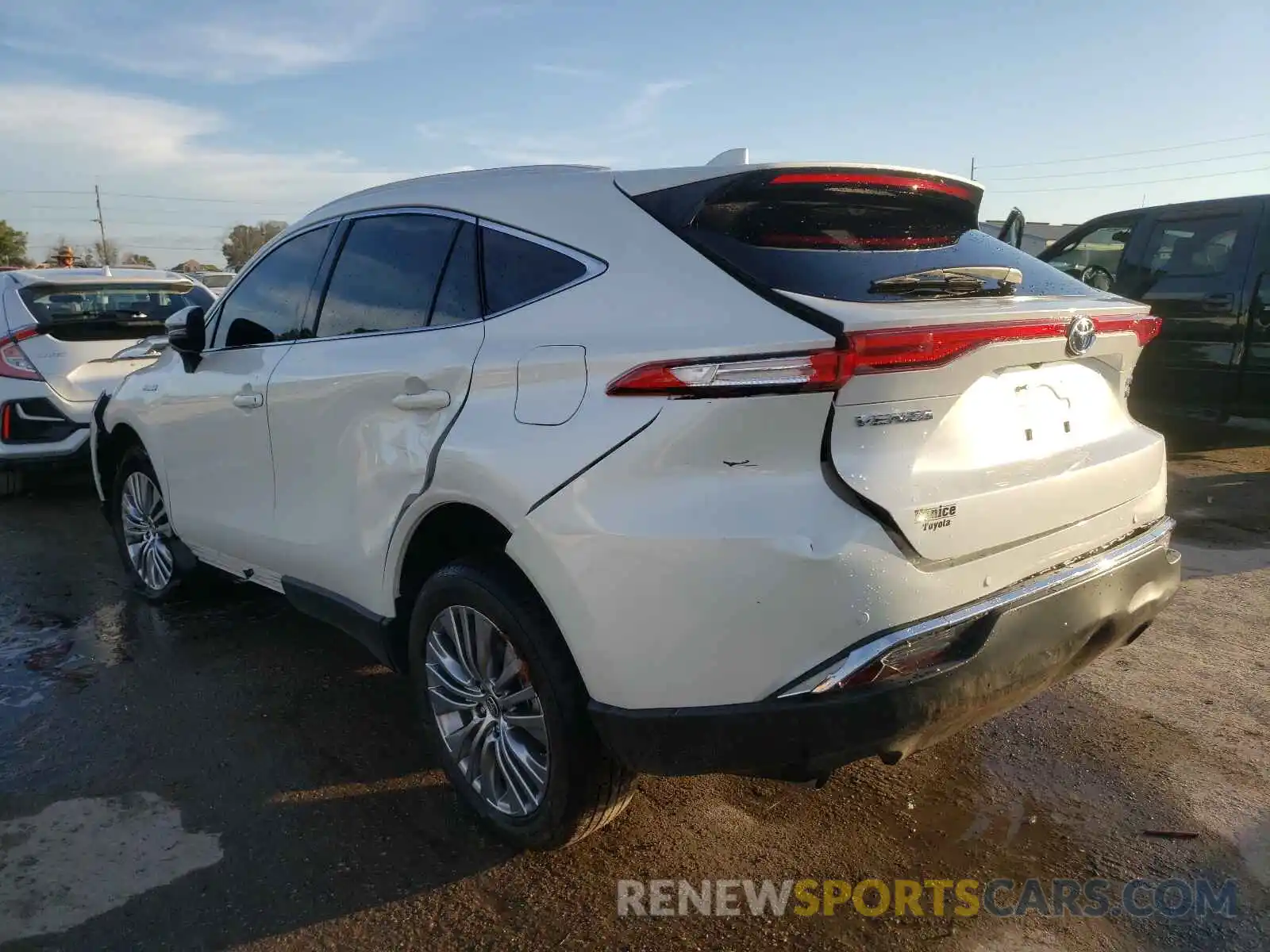 3 Photograph of a damaged car JTEAAAAH8MJ049809 TOYOTA VENZA 2021