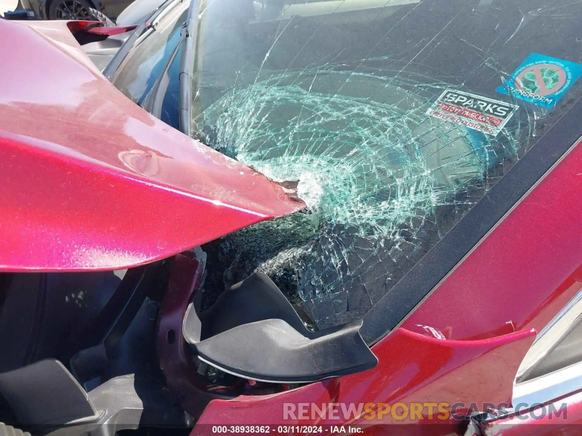 19 Photograph of a damaged car JTEAAAAH8MJ049972 TOYOTA VENZA 2021