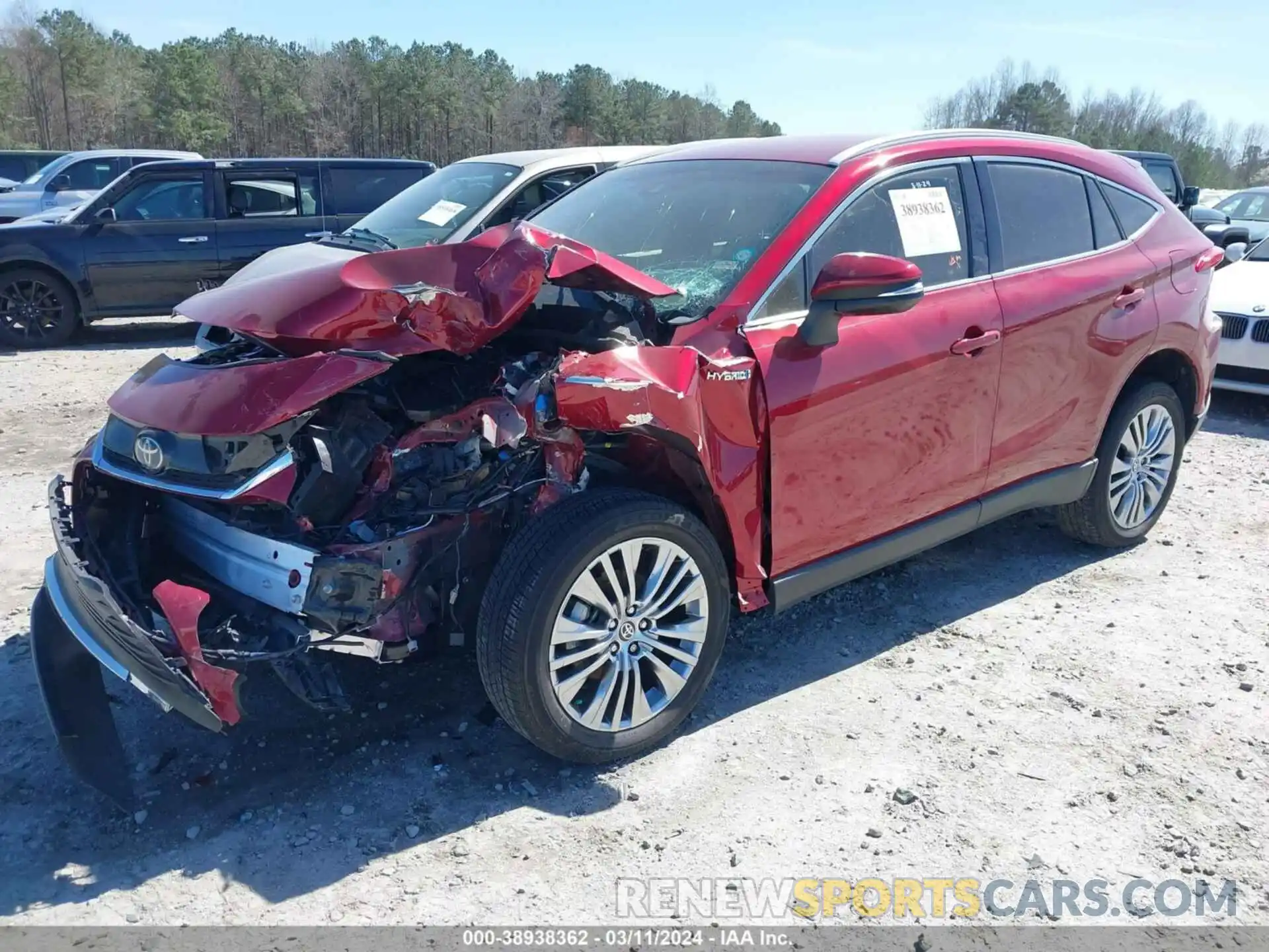 2 Photograph of a damaged car JTEAAAAH8MJ049972 TOYOTA VENZA 2021