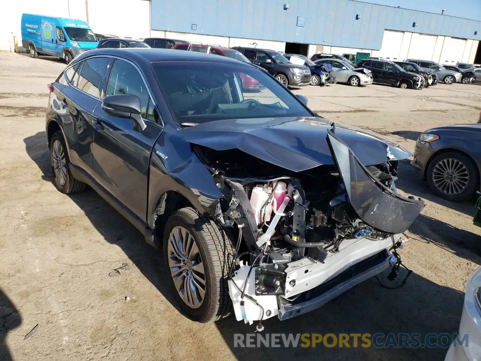 1 Photograph of a damaged car JTEAAAAH8MJ053343 TOYOTA VENZA 2021