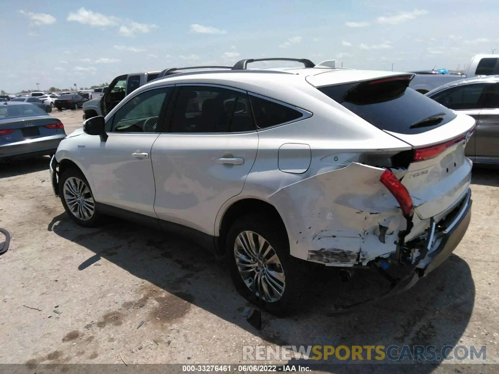 3 Photograph of a damaged car JTEAAAAH8MJ060597 TOYOTA VENZA 2021