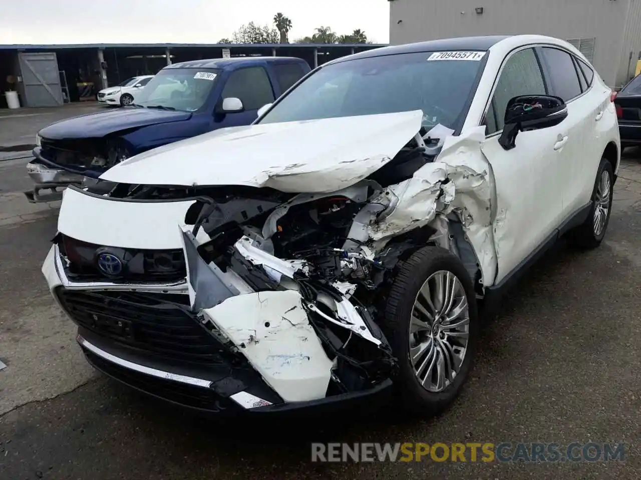 2 Photograph of a damaged car JTEAAAAH8MJ062799 TOYOTA VENZA 2021