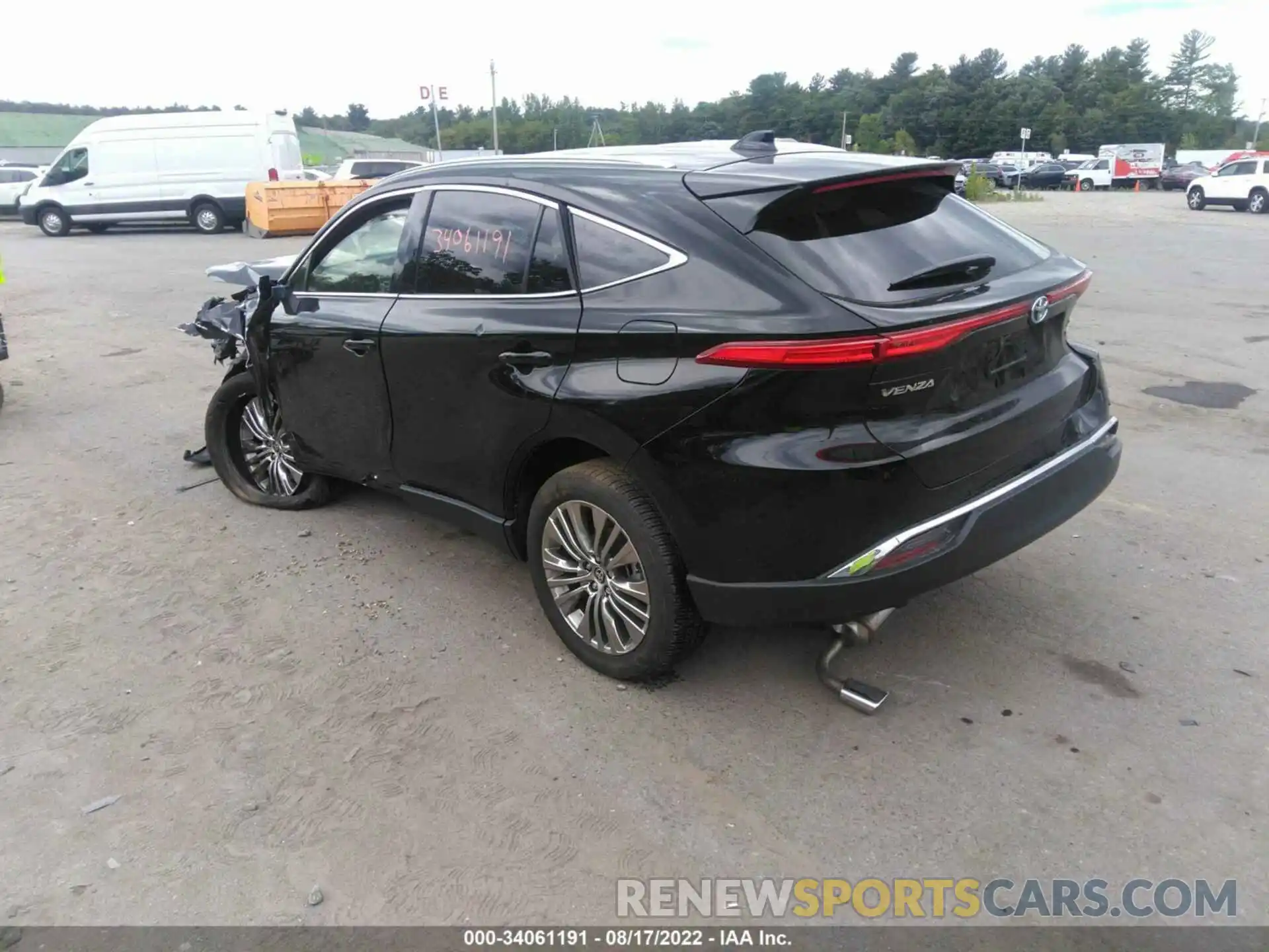 3 Фотография поврежденного автомобиля JTEAAAAH8MJ062950 TOYOTA VENZA 2021