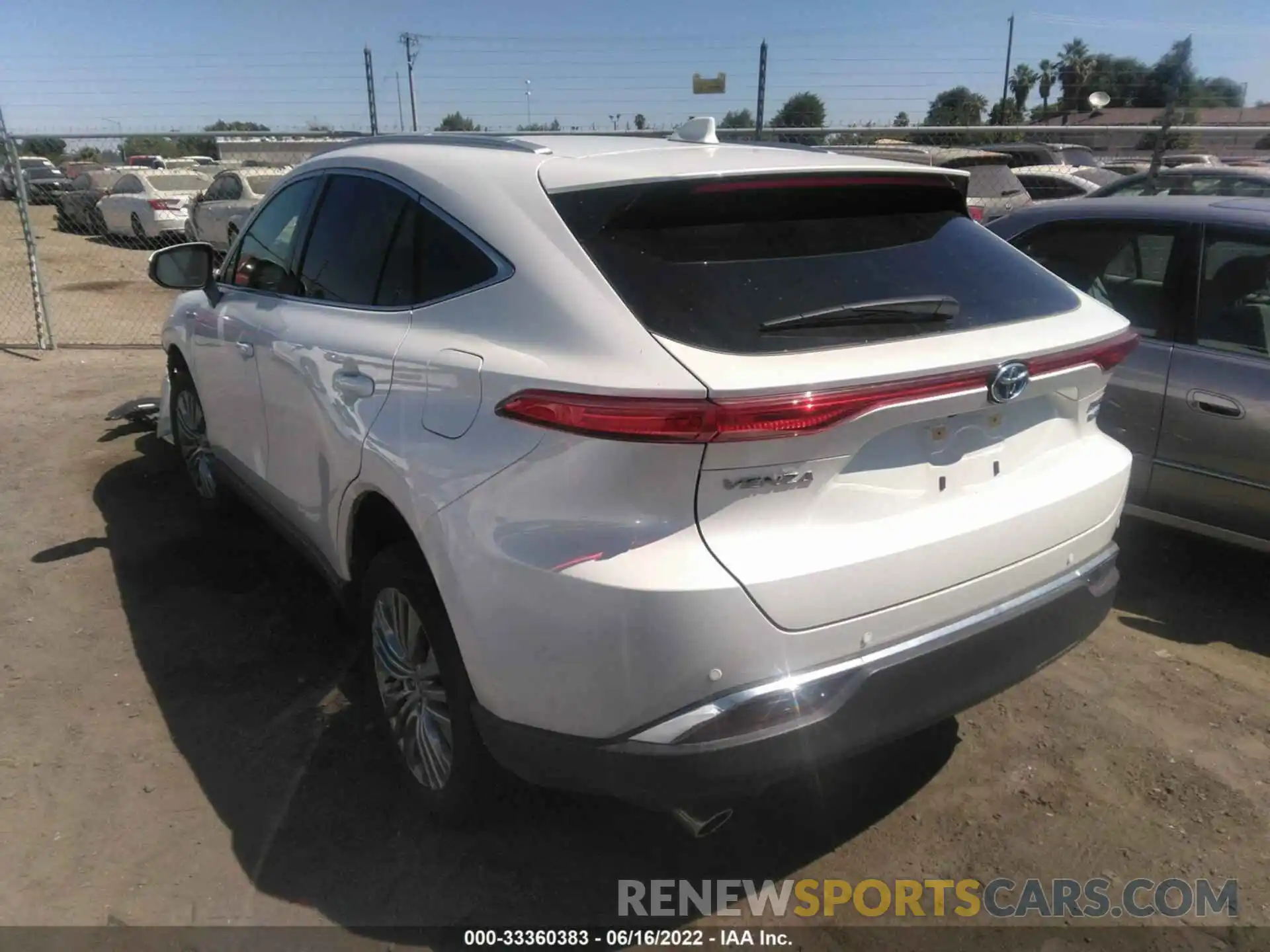 3 Photograph of a damaged car JTEAAAAH8MJ063161 TOYOTA VENZA 2021