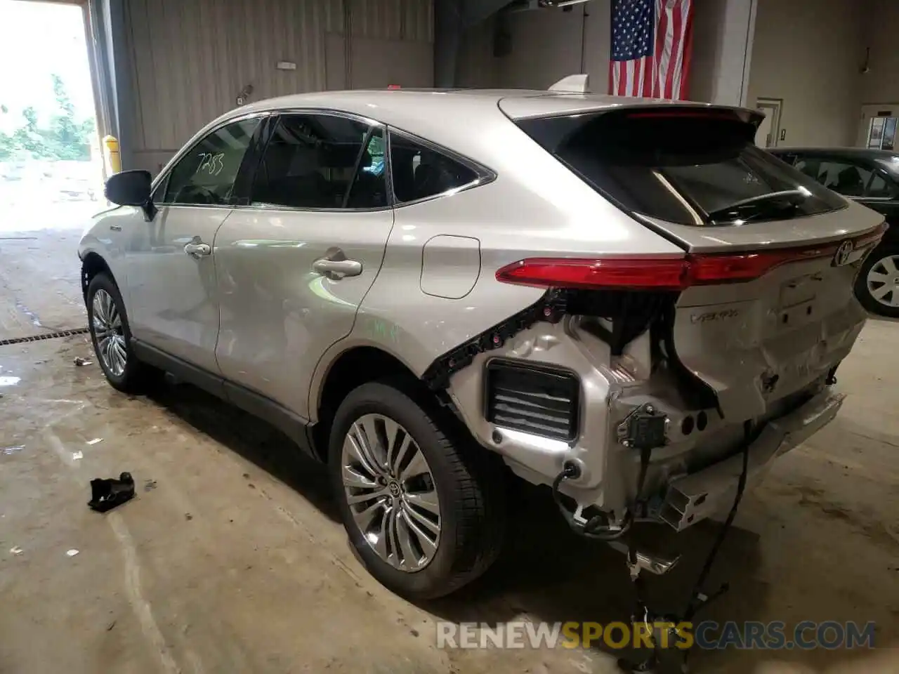 3 Photograph of a damaged car JTEAAAAH8MJ065749 TOYOTA VENZA 2021