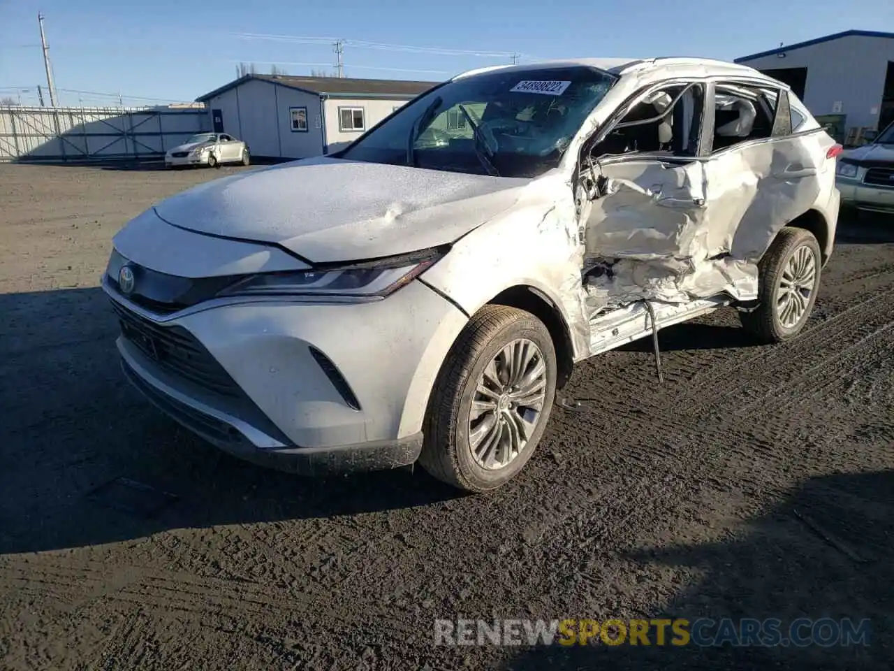 2 Photograph of a damaged car JTEAAAAH8MJ069025 TOYOTA VENZA 2021