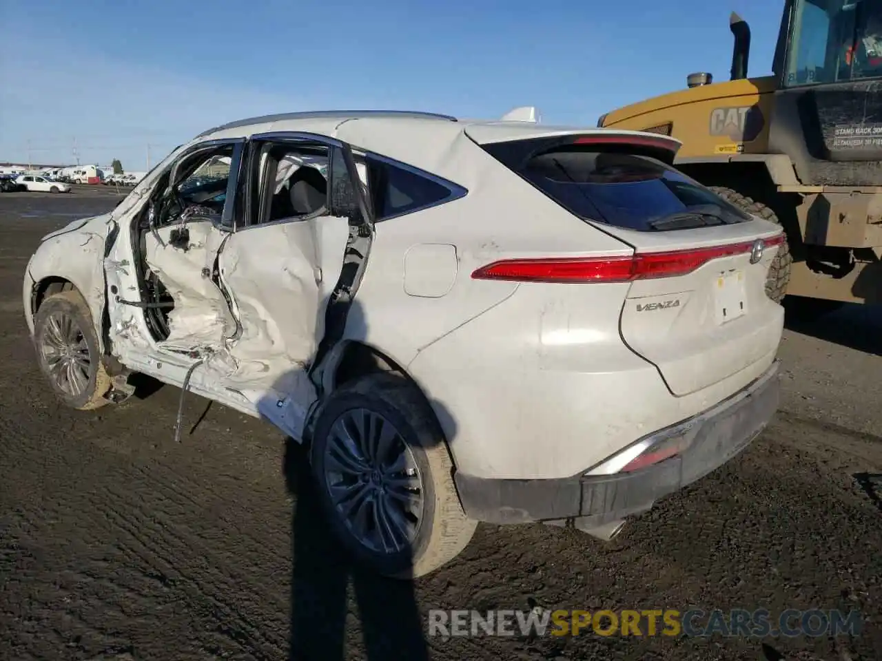 3 Photograph of a damaged car JTEAAAAH8MJ069025 TOYOTA VENZA 2021