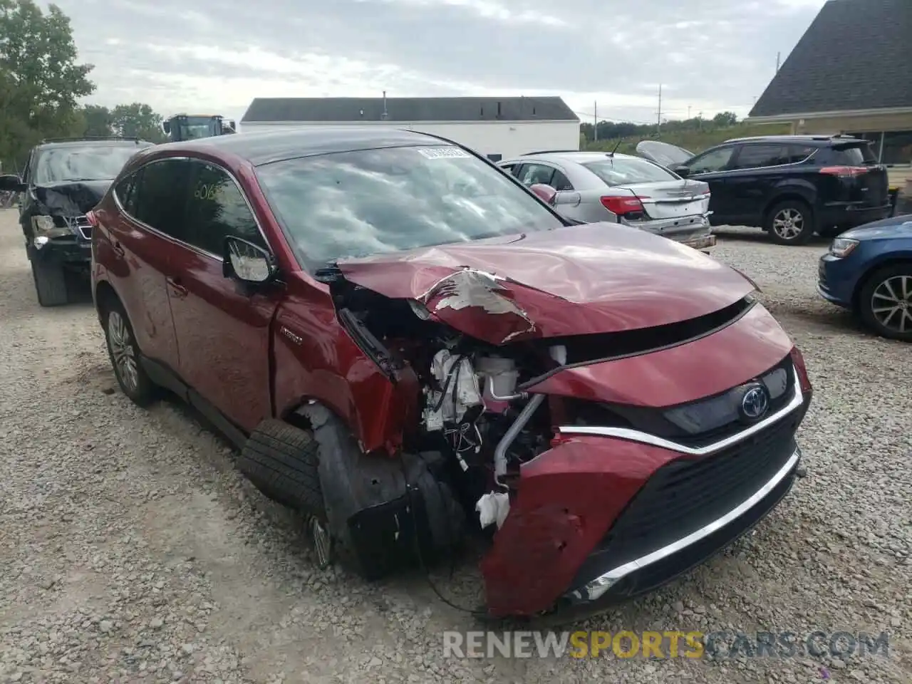 1 Photograph of a damaged car JTEAAAAH8MJ072023 TOYOTA VENZA 2021