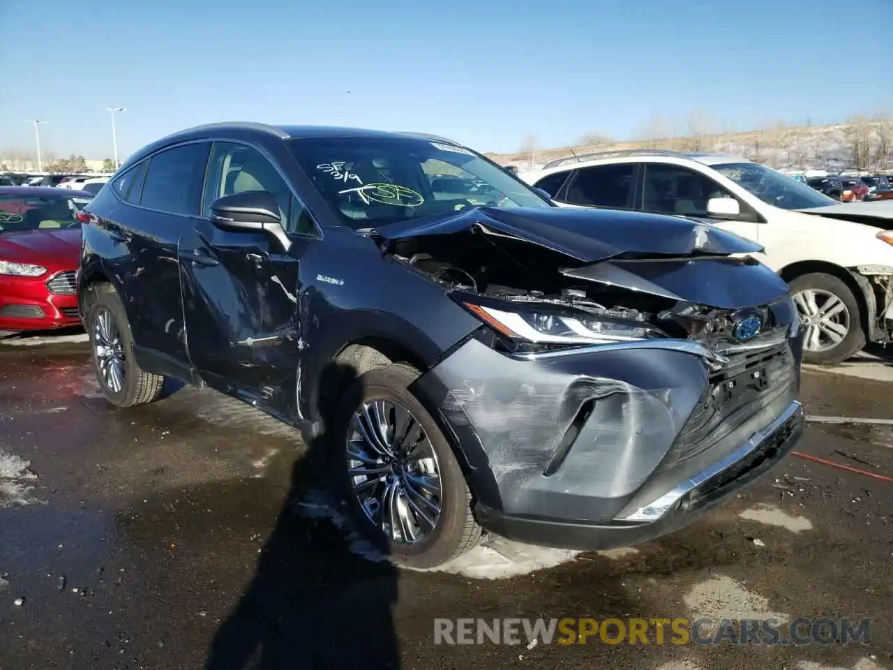 1 Photograph of a damaged car JTEAAAAH8MJ078887 TOYOTA VENZA 2021