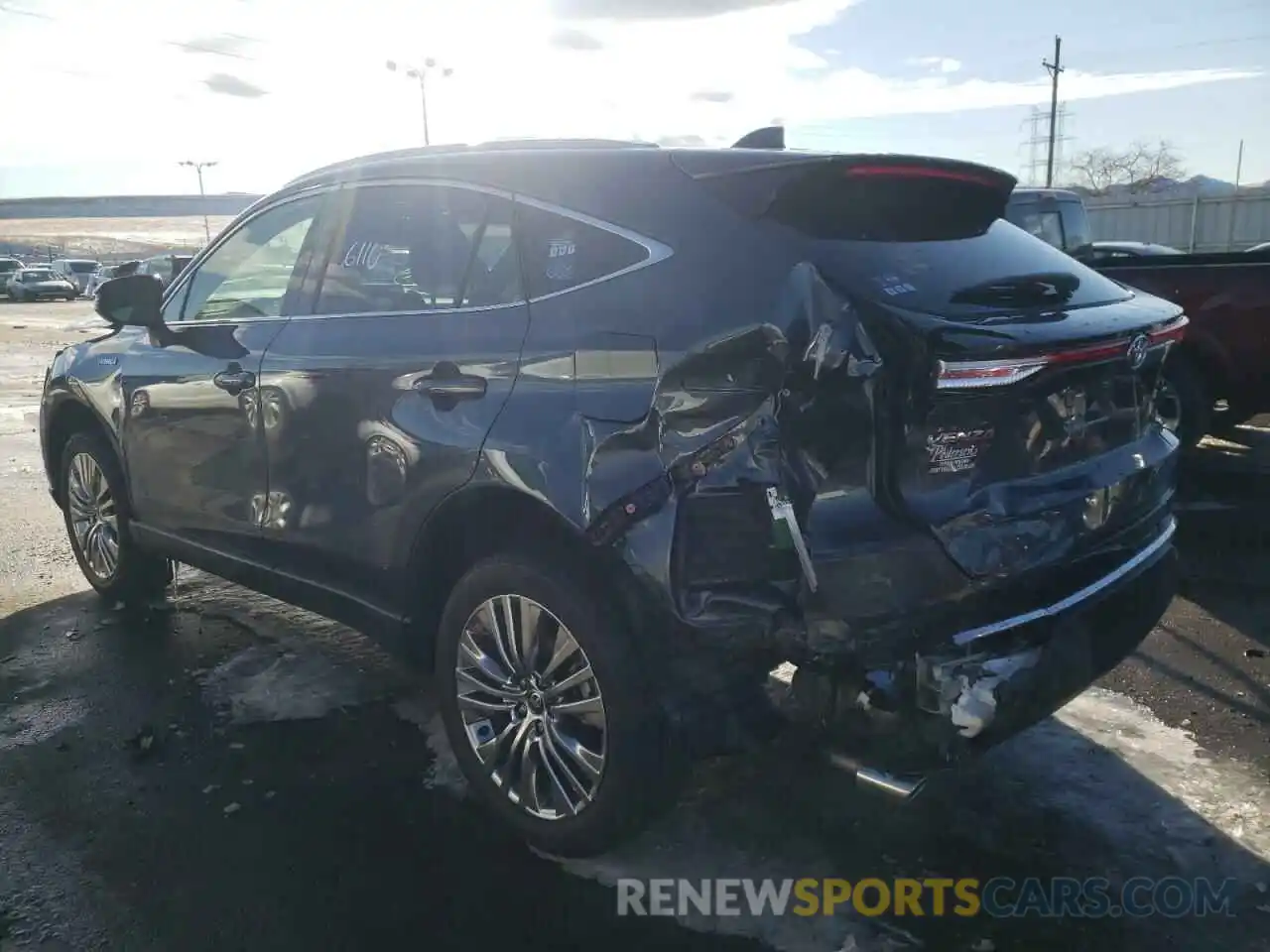 3 Photograph of a damaged car JTEAAAAH8MJ078887 TOYOTA VENZA 2021