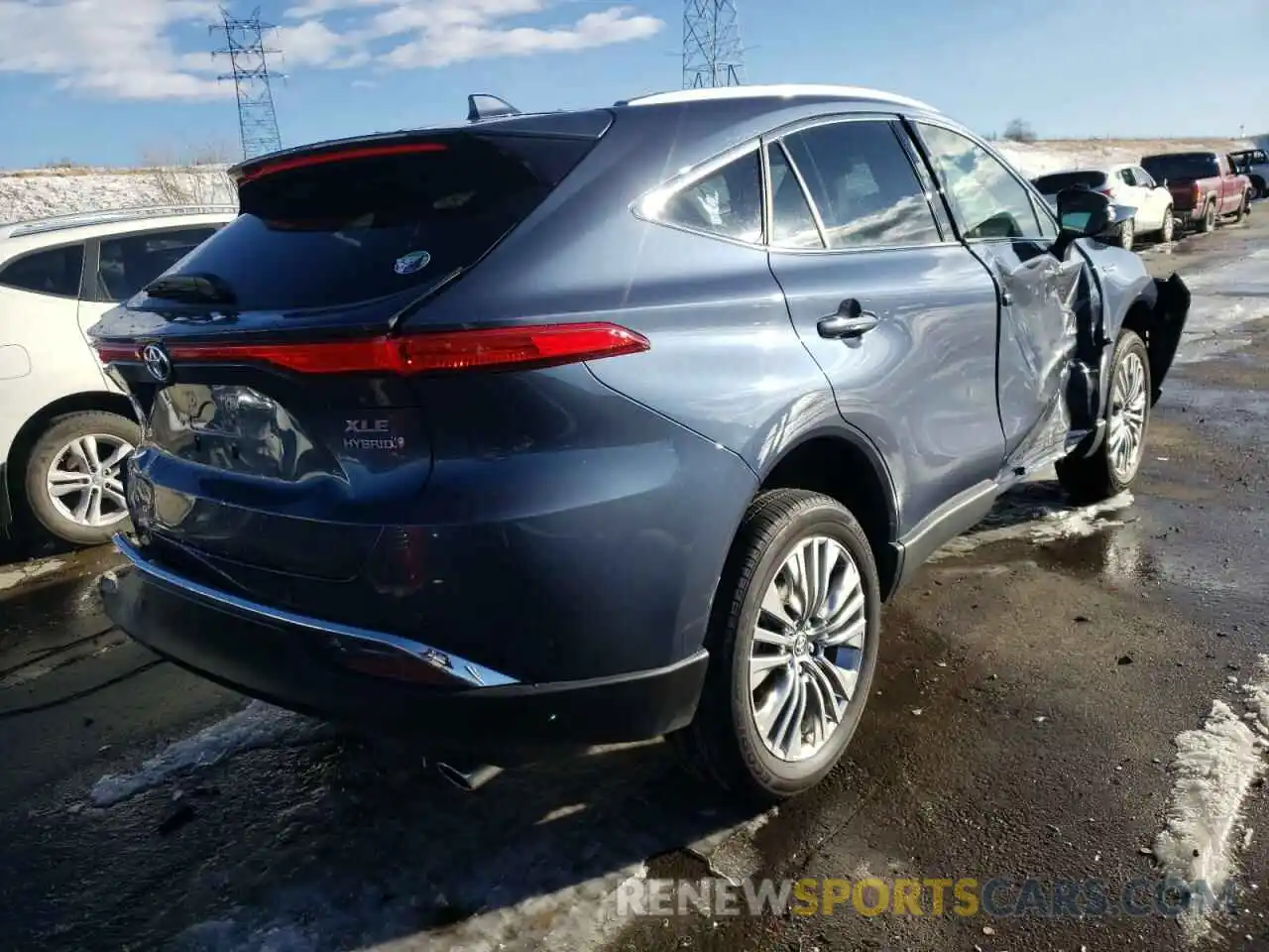 4 Photograph of a damaged car JTEAAAAH8MJ078887 TOYOTA VENZA 2021