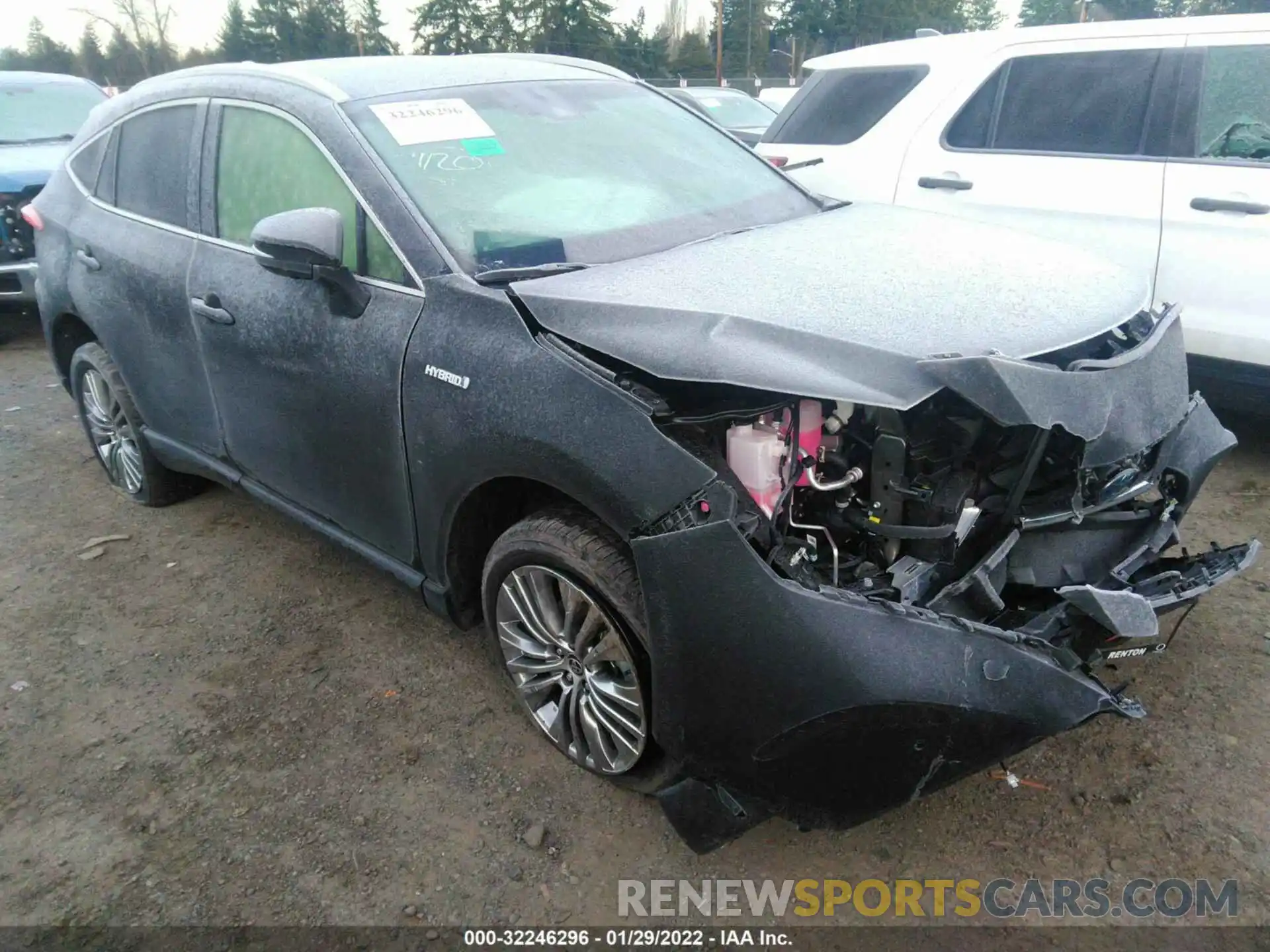 1 Photograph of a damaged car JTEAAAAH8MJ084513 TOYOTA VENZA 2021