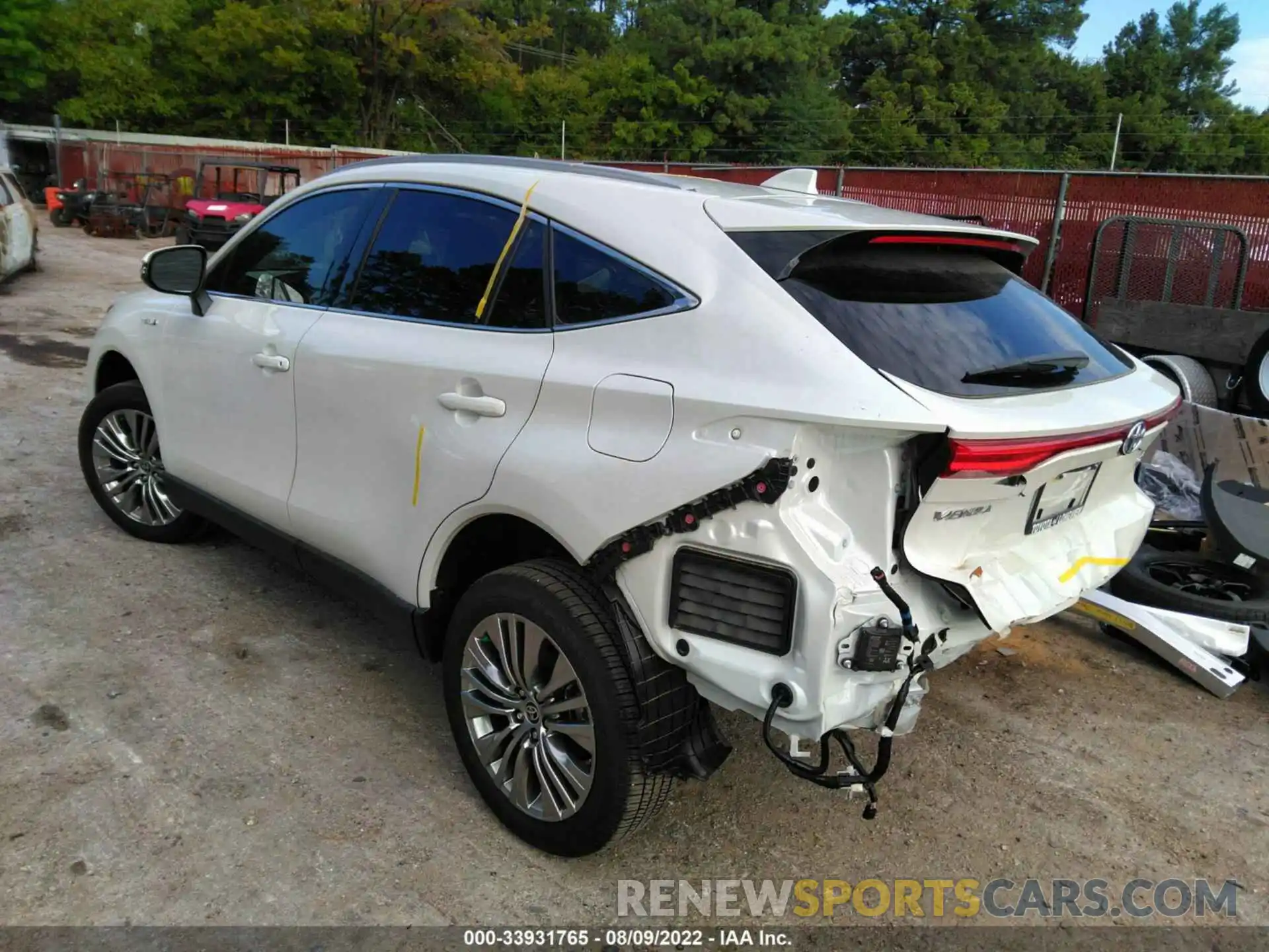 3 Photograph of a damaged car JTEAAAAH8MJ085483 TOYOTA VENZA 2021