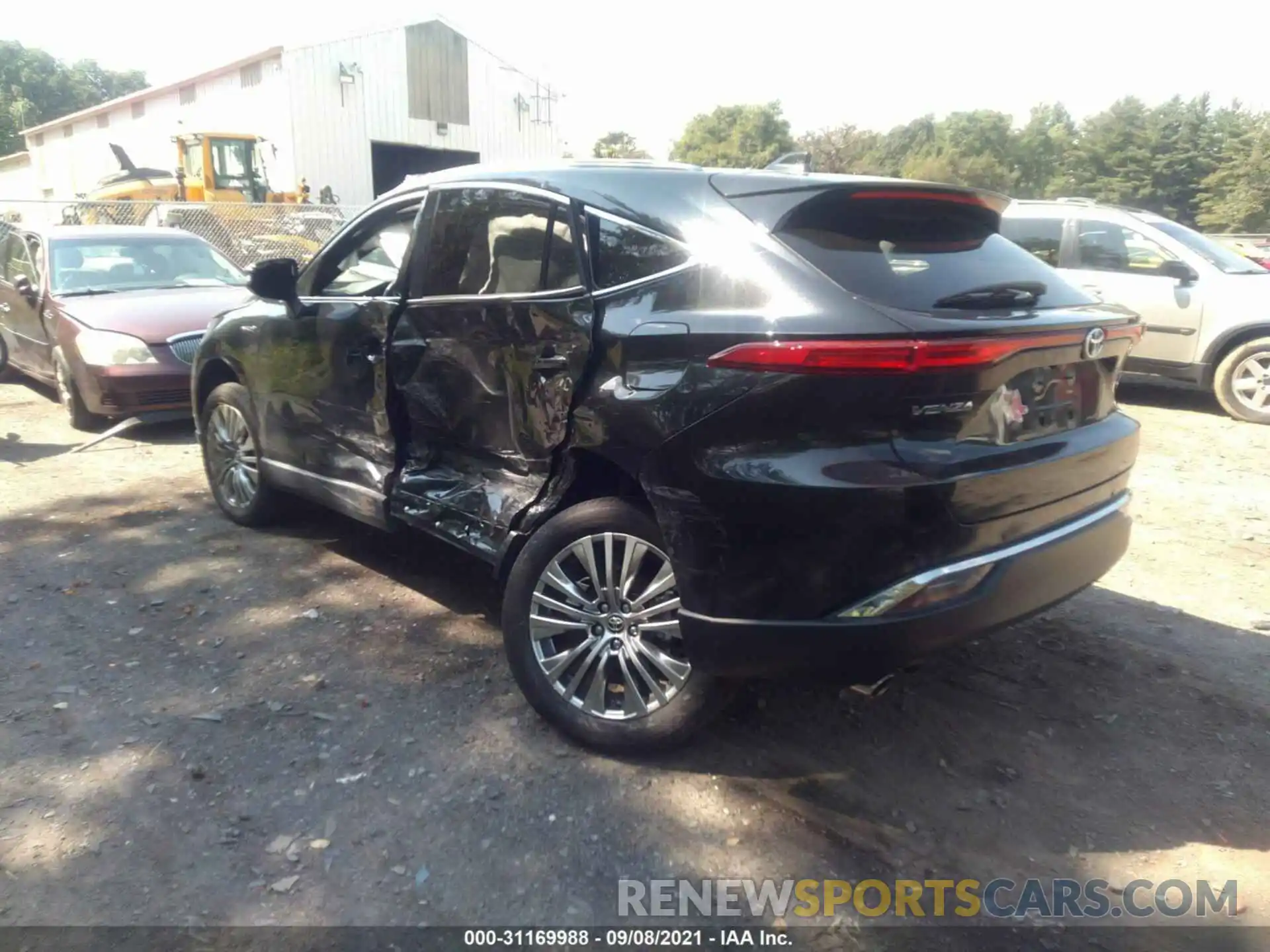 3 Photograph of a damaged car JTEAAAAH9MJ008511 TOYOTA VENZA 2021