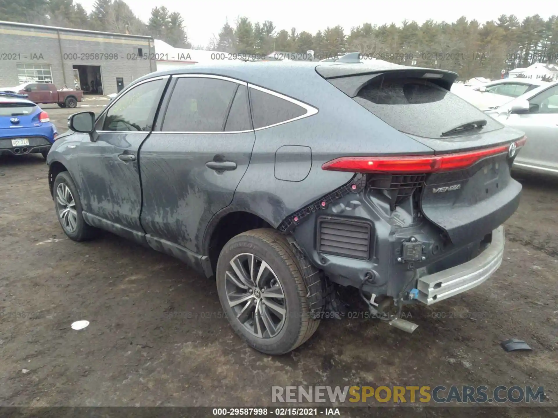 3 Photograph of a damaged car JTEAAAAH9MJ008699 TOYOTA VENZA 2021