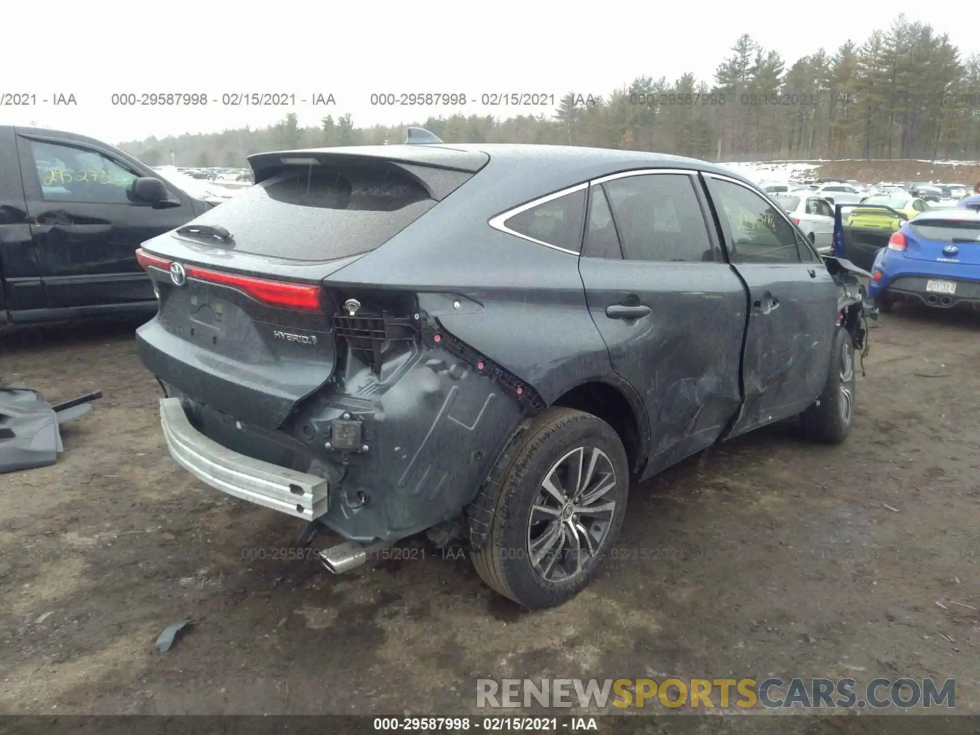 4 Photograph of a damaged car JTEAAAAH9MJ008699 TOYOTA VENZA 2021