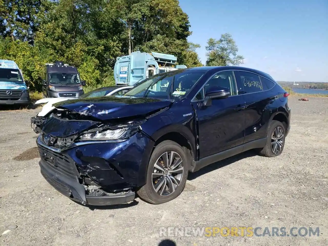 2 Photograph of a damaged car JTEAAAAH9MJ008945 TOYOTA VENZA 2021