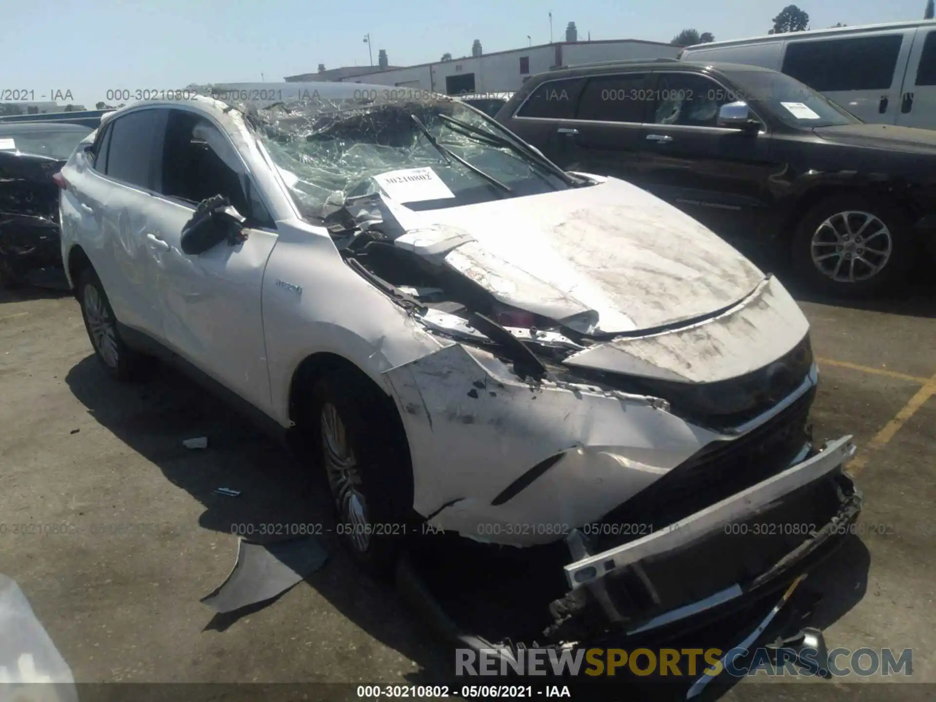 1 Photograph of a damaged car JTEAAAAH9MJ012686 TOYOTA VENZA 2021