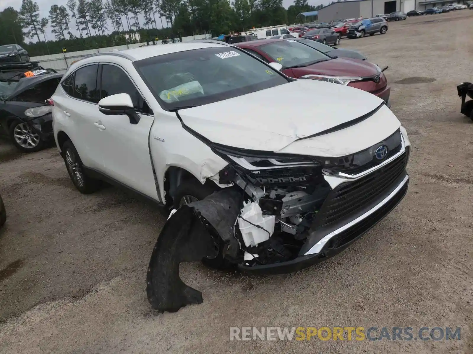 1 Photograph of a damaged car JTEAAAAH9MJ013014 TOYOTA VENZA 2021