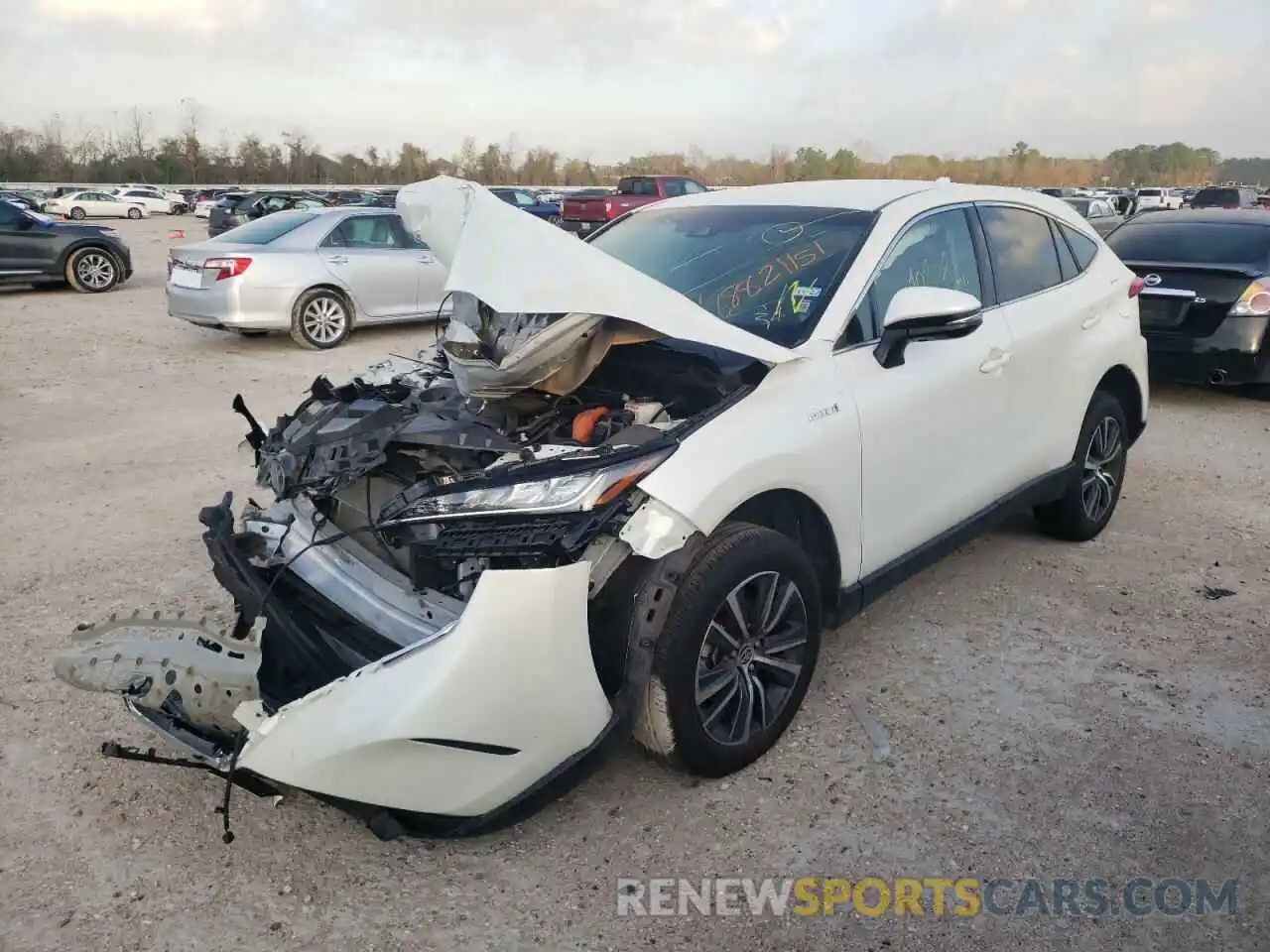 2 Photograph of a damaged car JTEAAAAH9MJ014664 TOYOTA VENZA 2021