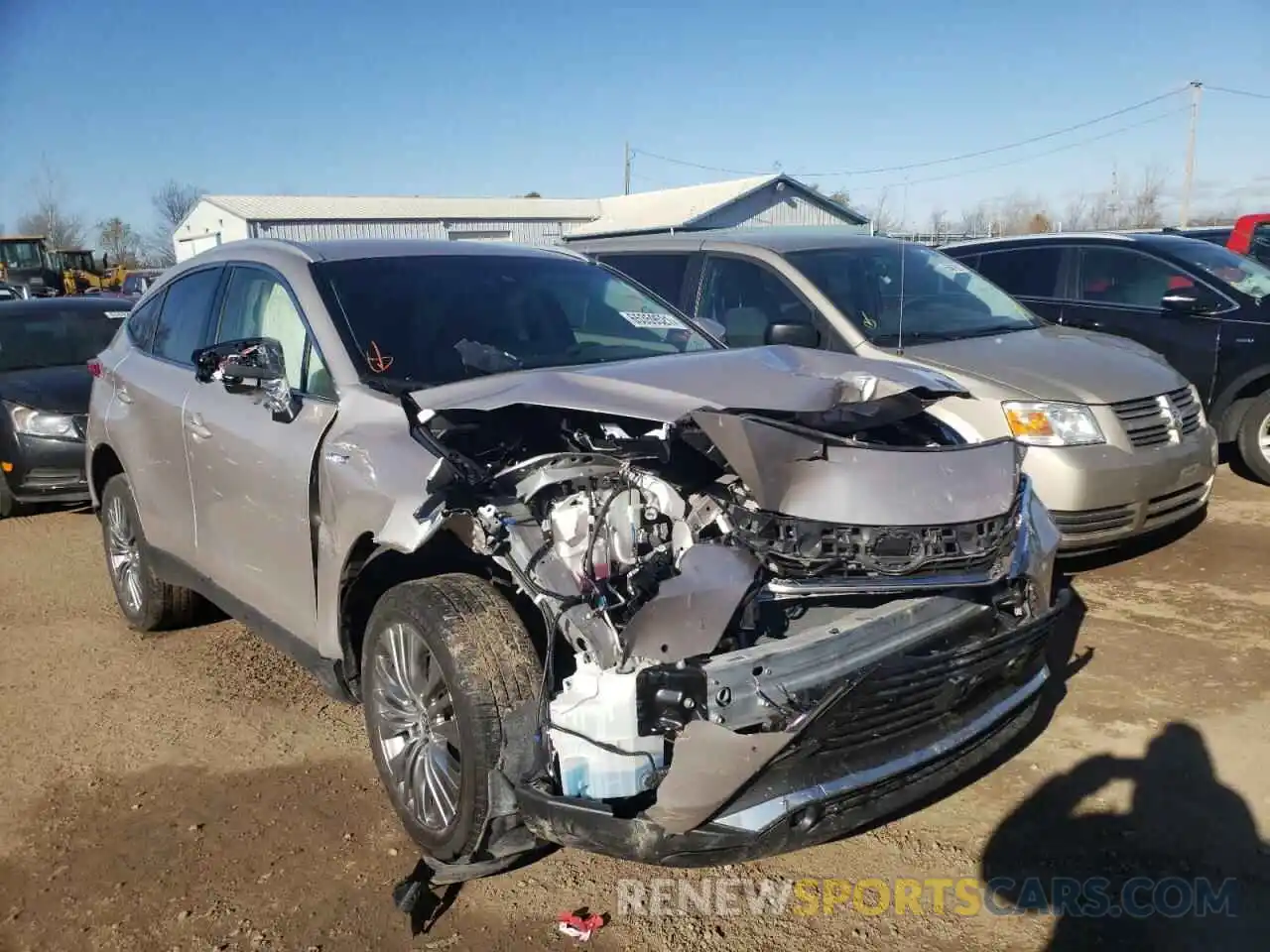 1 Photograph of a damaged car JTEAAAAH9MJ018939 TOYOTA VENZA 2021