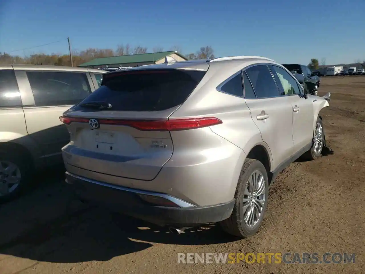 4 Photograph of a damaged car JTEAAAAH9MJ018939 TOYOTA VENZA 2021