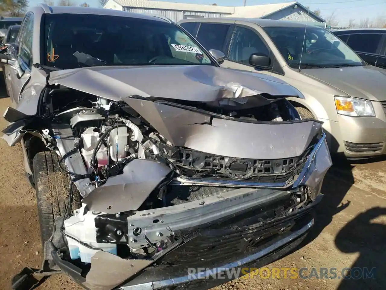 9 Photograph of a damaged car JTEAAAAH9MJ018939 TOYOTA VENZA 2021