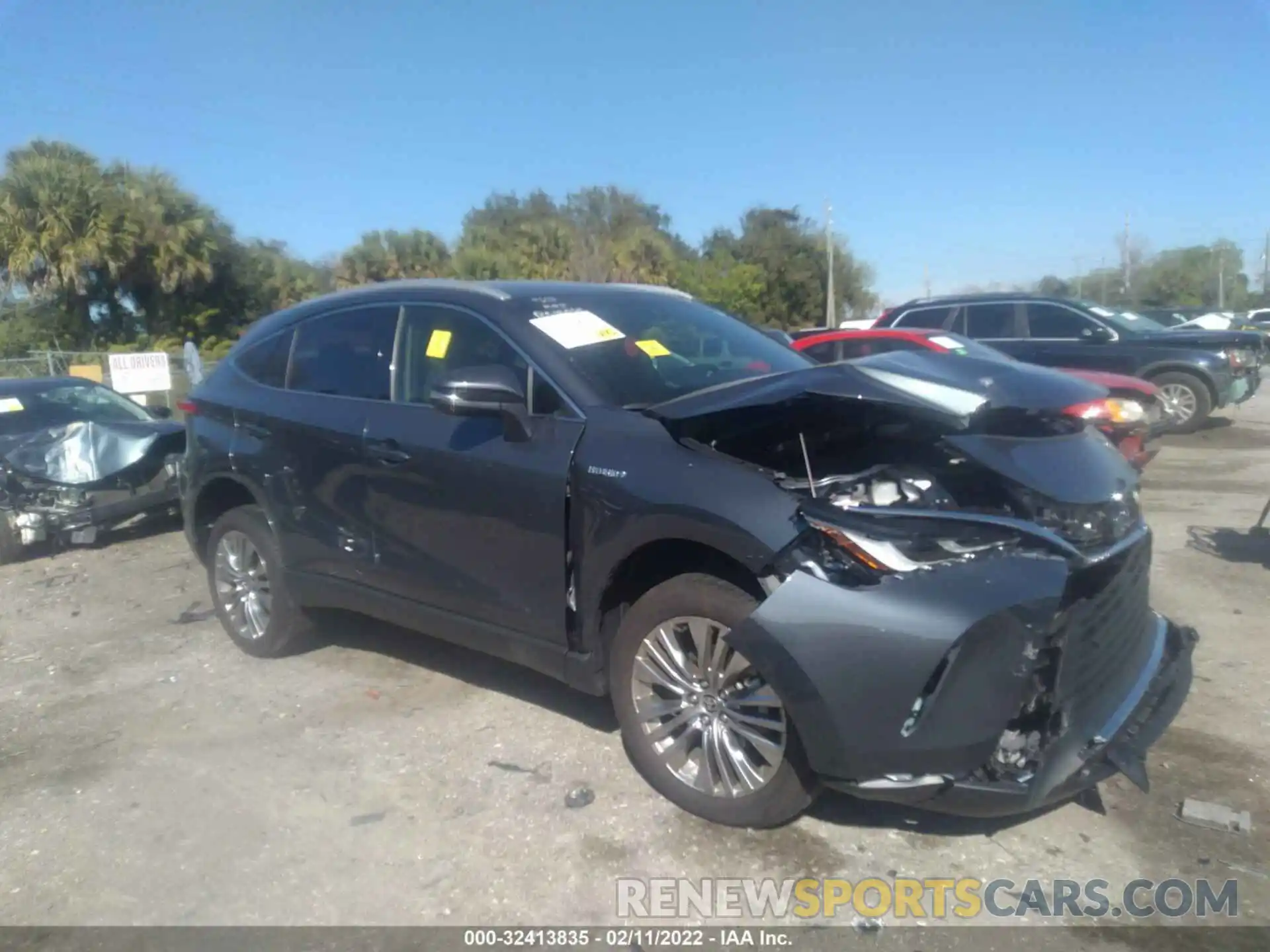 1 Photograph of a damaged car JTEAAAAH9MJ018990 TOYOTA VENZA 2021