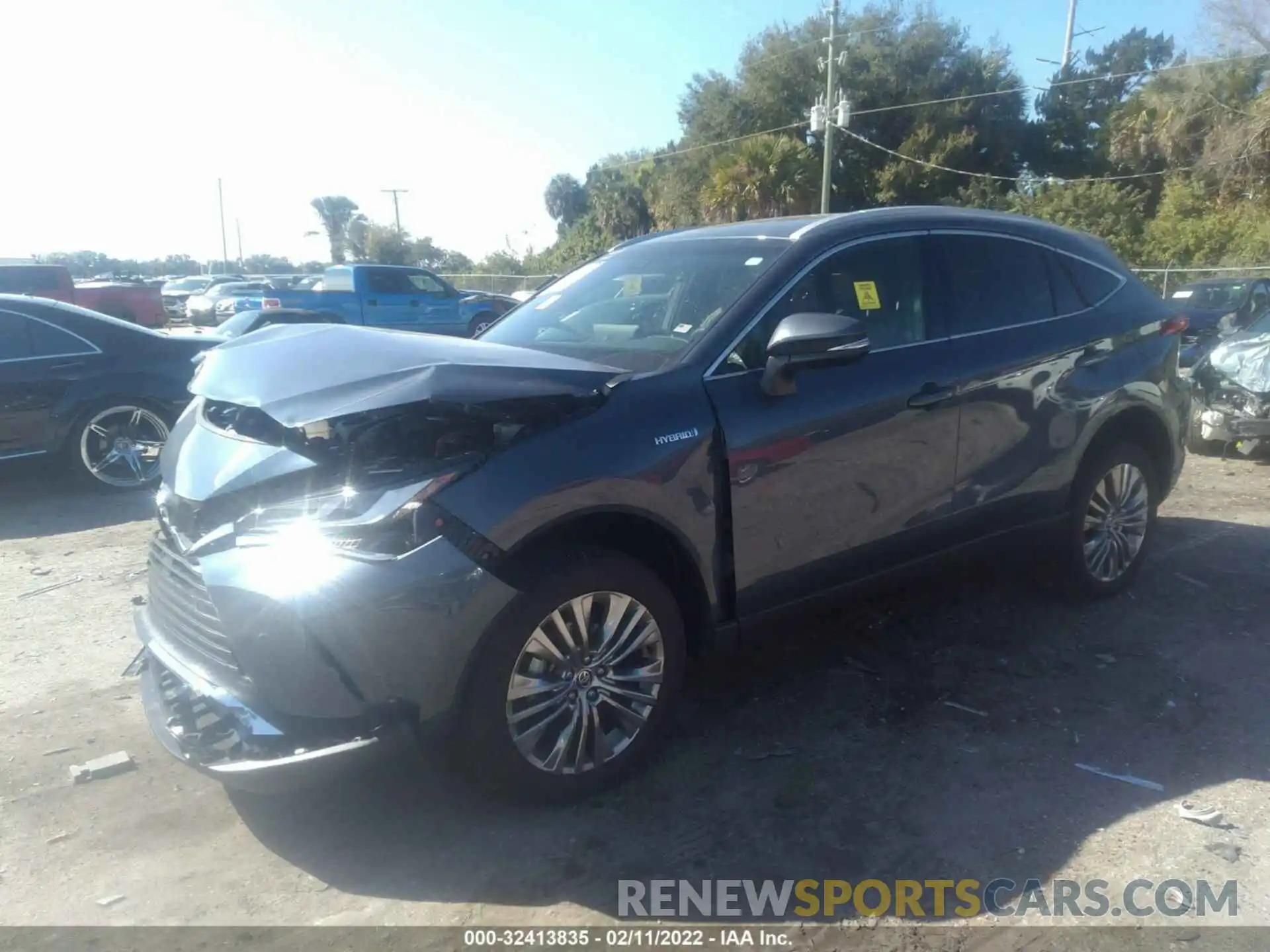 2 Photograph of a damaged car JTEAAAAH9MJ018990 TOYOTA VENZA 2021