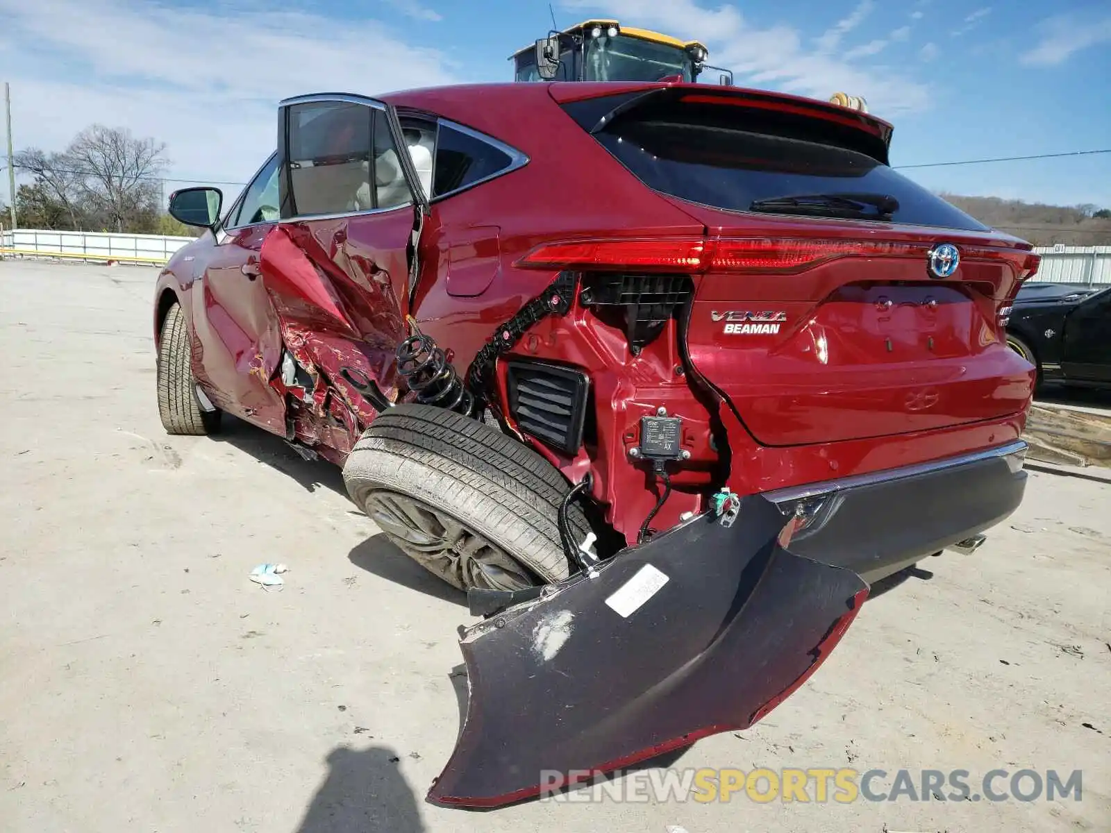 3 Photograph of a damaged car JTEAAAAH9MJ019394 TOYOTA VENZA 2021