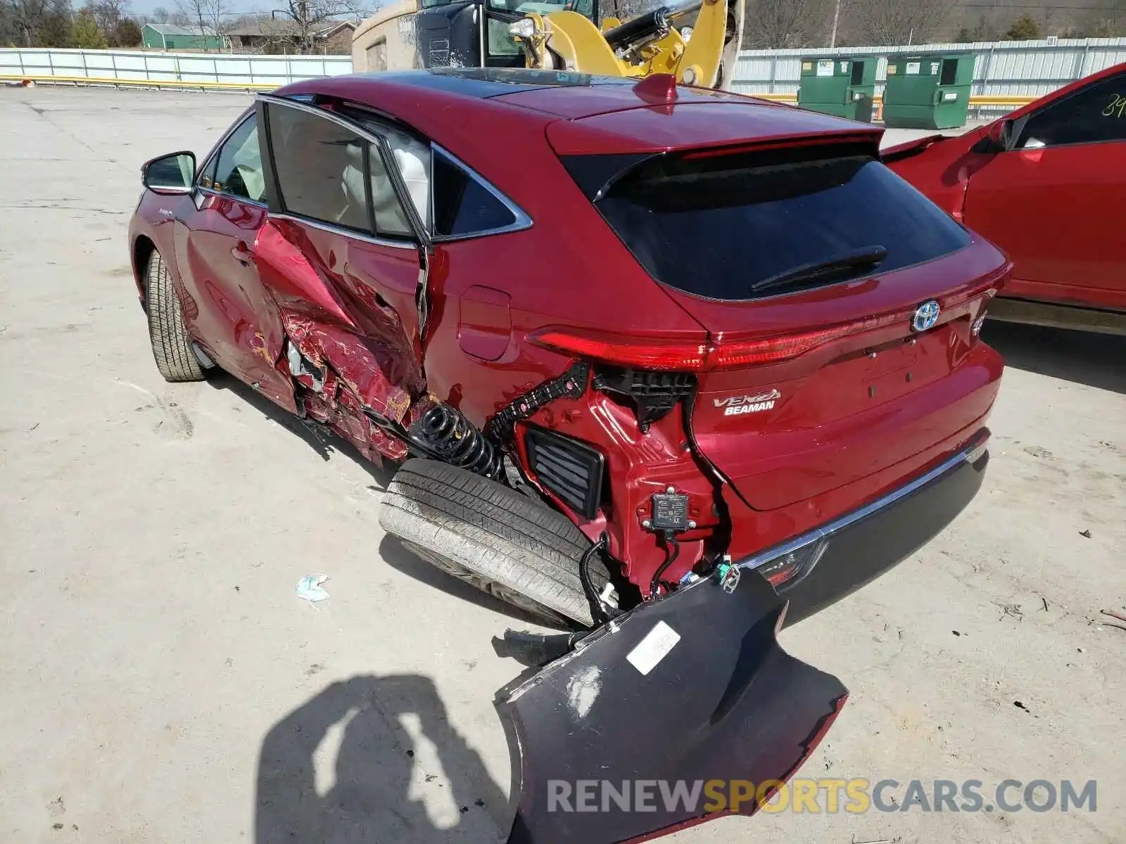 9 Photograph of a damaged car JTEAAAAH9MJ019394 TOYOTA VENZA 2021