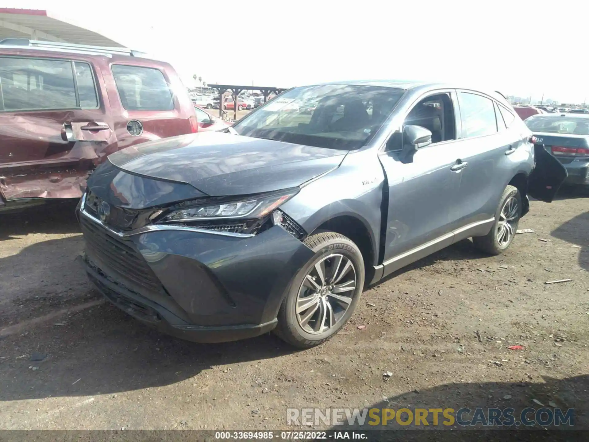 2 Фотография поврежденного автомобиля JTEAAAAH9MJ023879 TOYOTA VENZA 2021