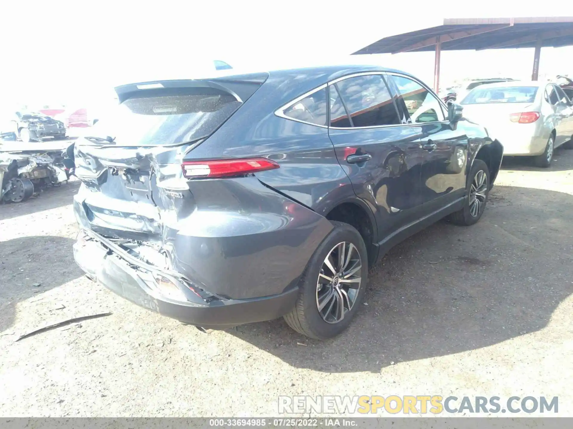 4 Фотография поврежденного автомобиля JTEAAAAH9MJ023879 TOYOTA VENZA 2021