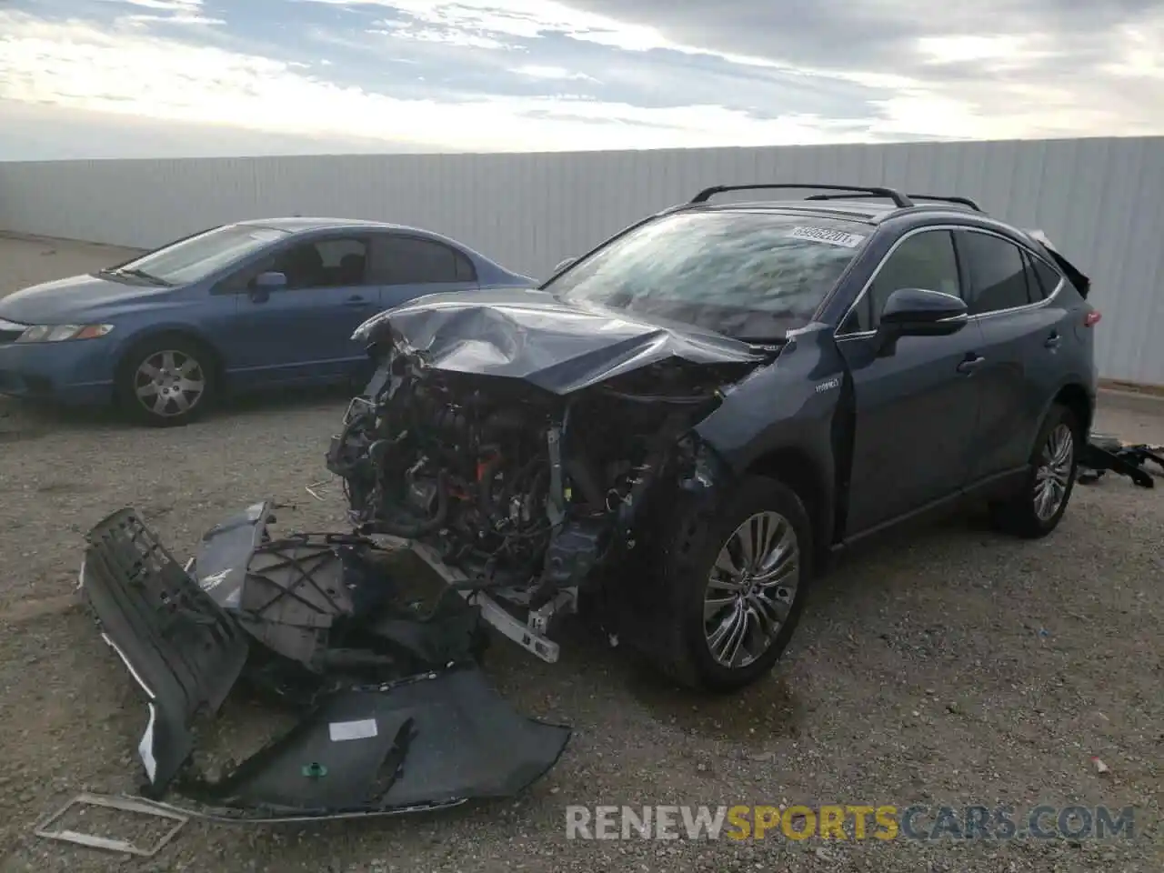 2 Photograph of a damaged car JTEAAAAH9MJ025048 TOYOTA VENZA 2021