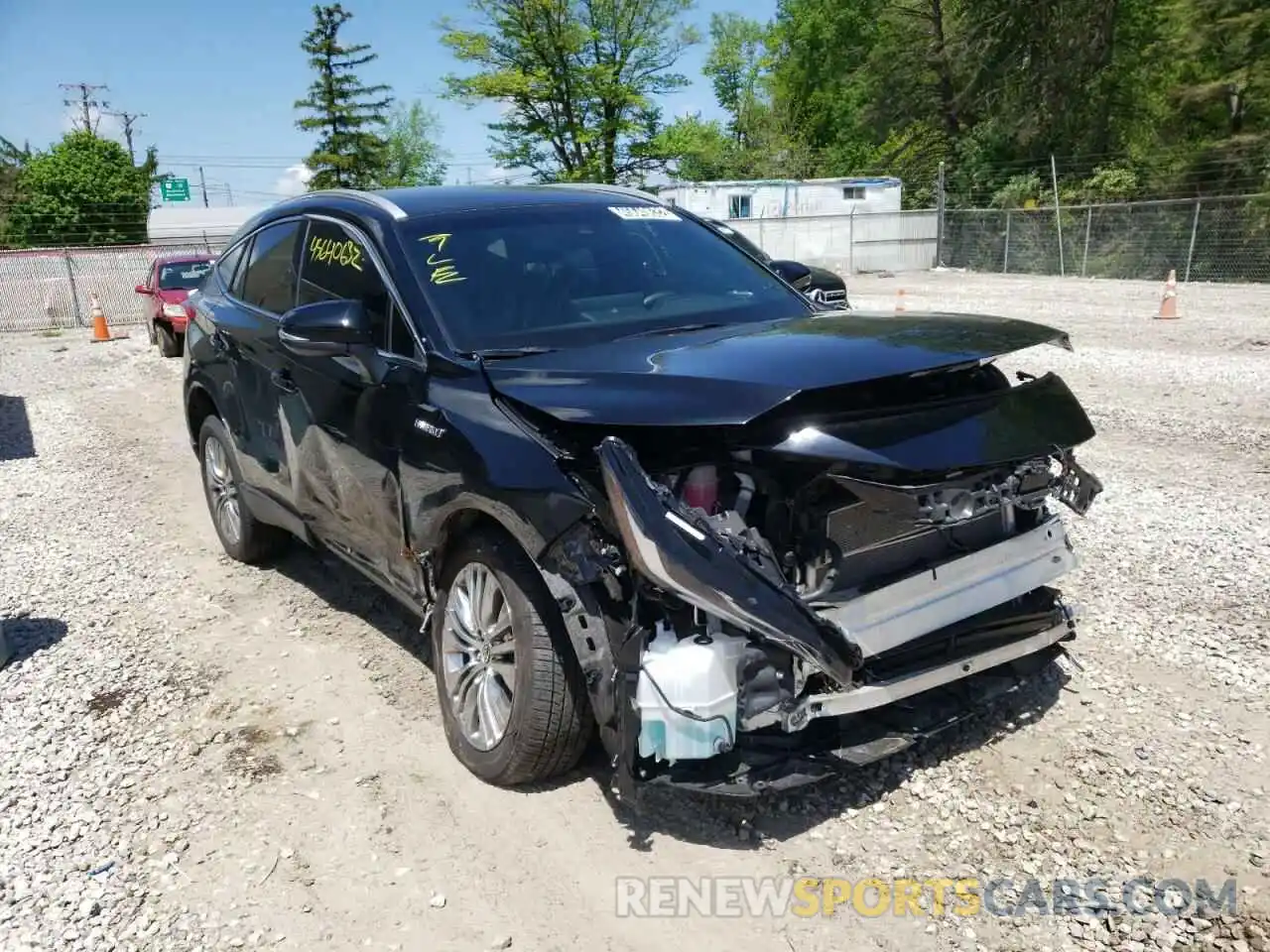 1 Photograph of a damaged car JTEAAAAH9MJ027981 TOYOTA VENZA 2021