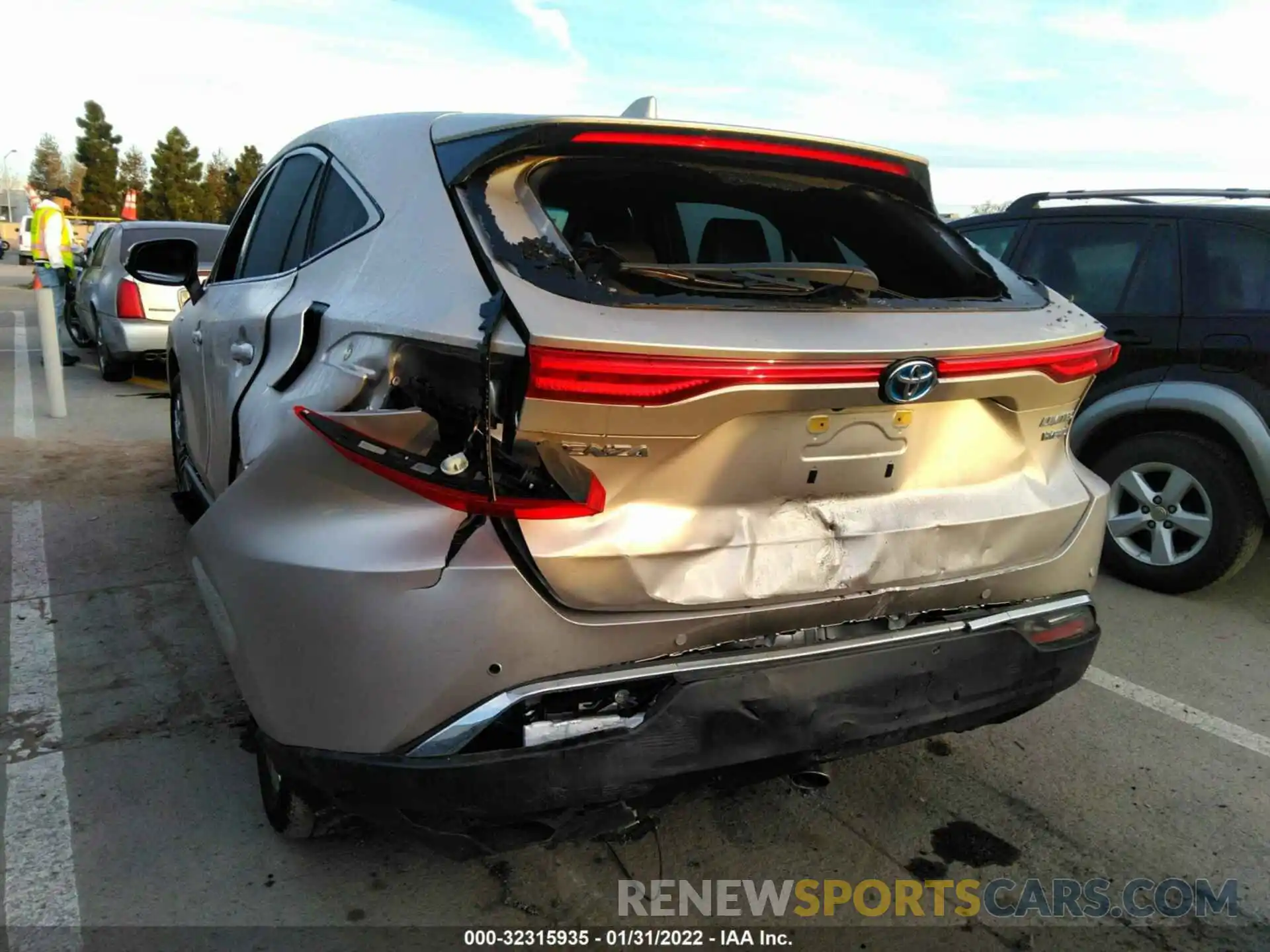 6 Photograph of a damaged car JTEAAAAH9MJ030198 TOYOTA VENZA 2021