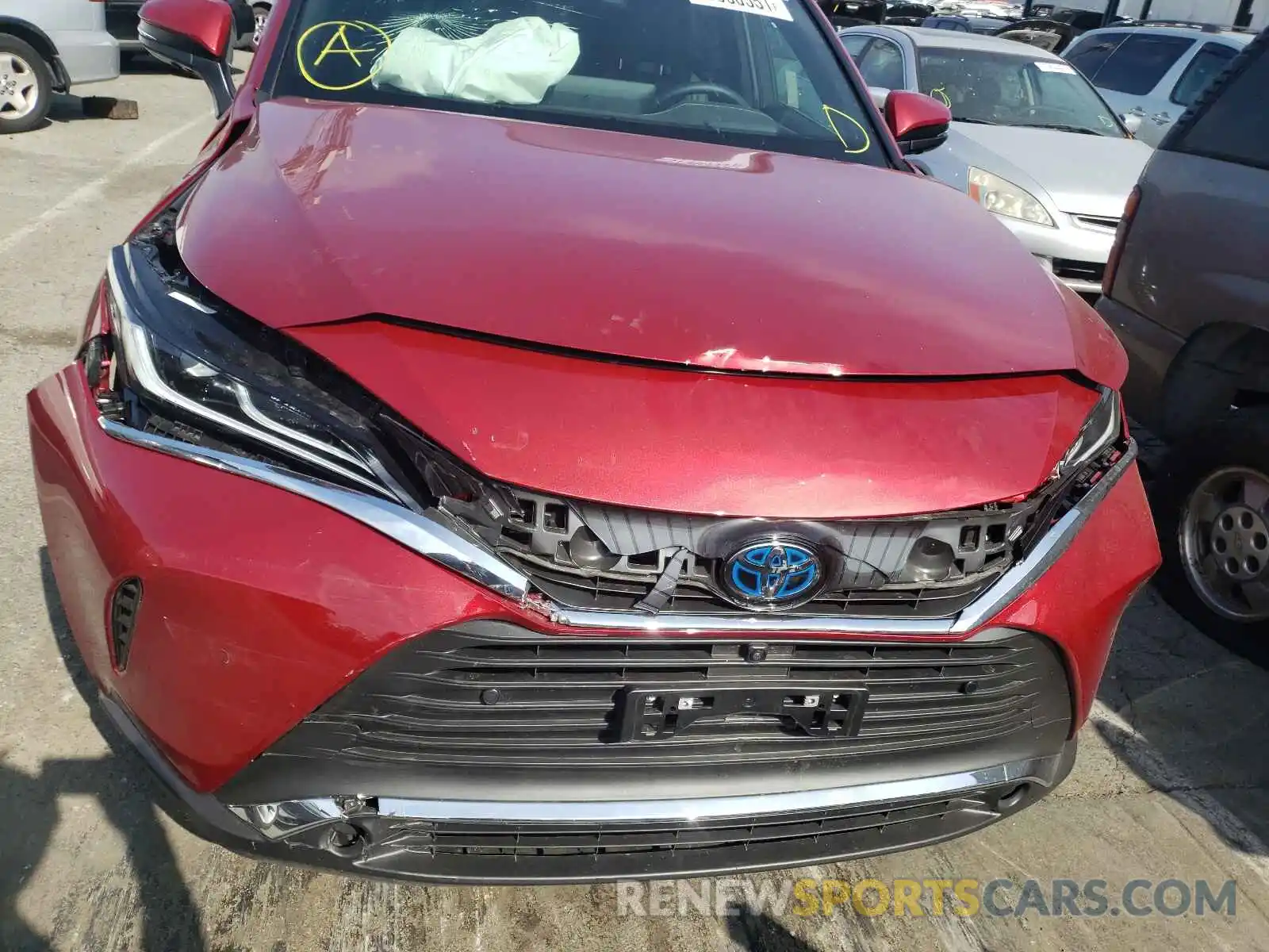 9 Photograph of a damaged car JTEAAAAH9MJ032808 TOYOTA VENZA 2021