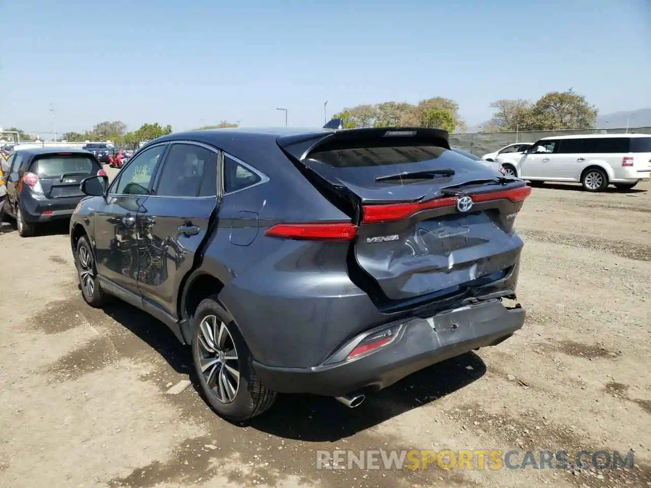 3 Photograph of a damaged car JTEAAAAH9MJ035238 TOYOTA VENZA 2021