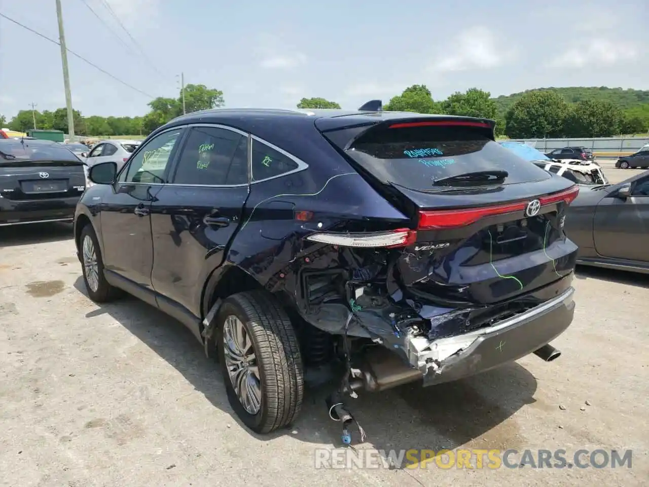 9 Photograph of a damaged car JTEAAAAH9MJ047423 TOYOTA VENZA 2021