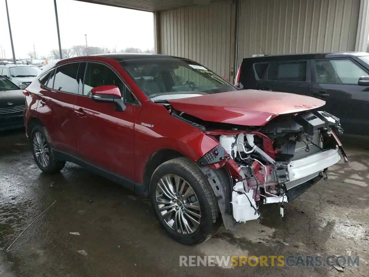 1 Photograph of a damaged car JTEAAAAH9MJ048913 TOYOTA VENZA 2021