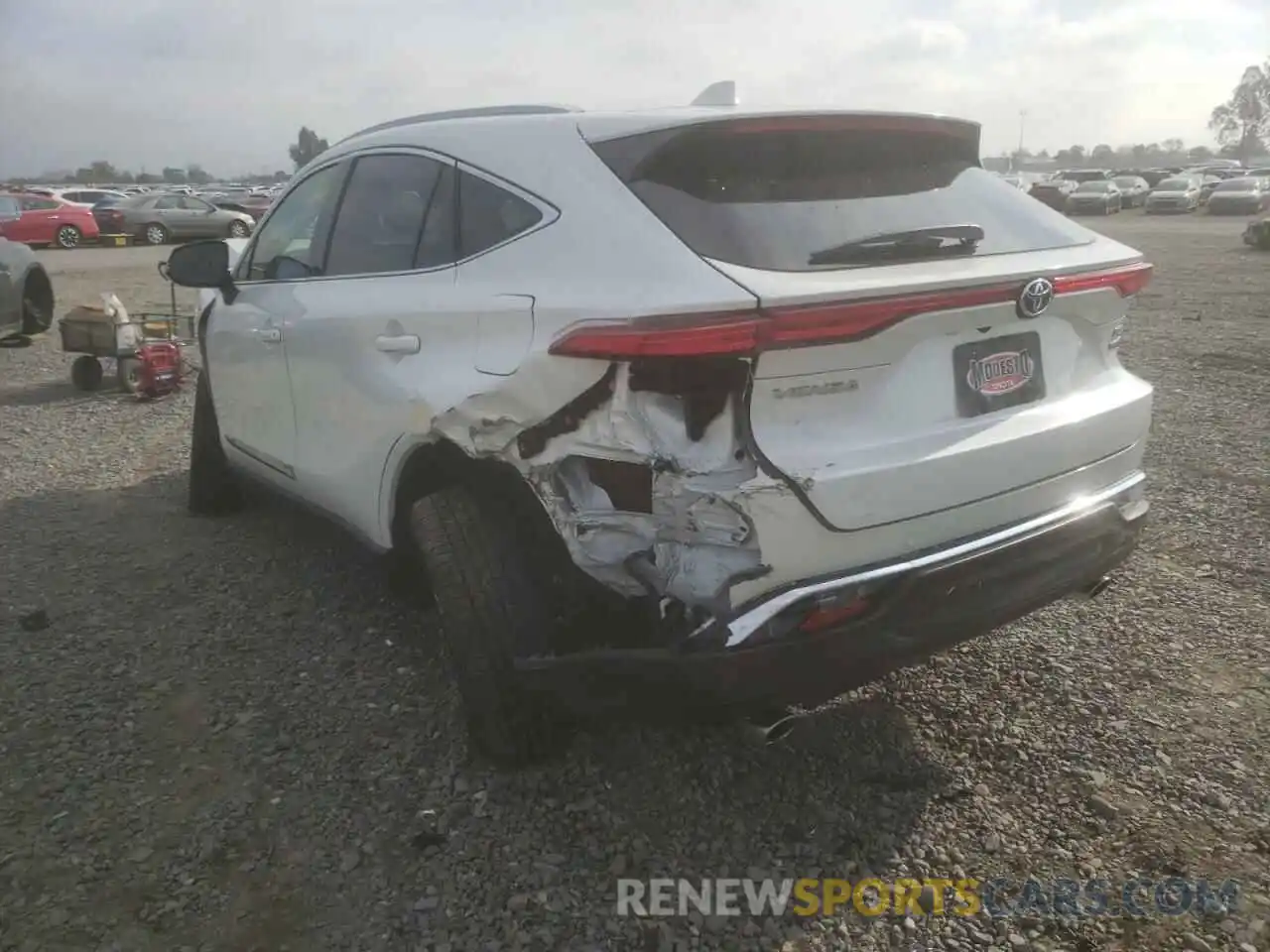 3 Photograph of a damaged car JTEAAAAH9MJ049768 TOYOTA VENZA 2021