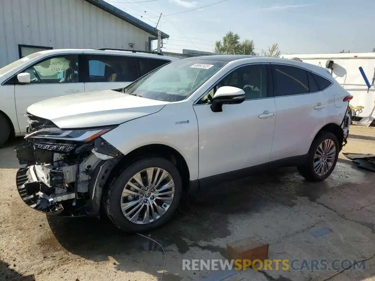 1 Photograph of a damaged car JTEAAAAH9MJ051620 TOYOTA VENZA 2021