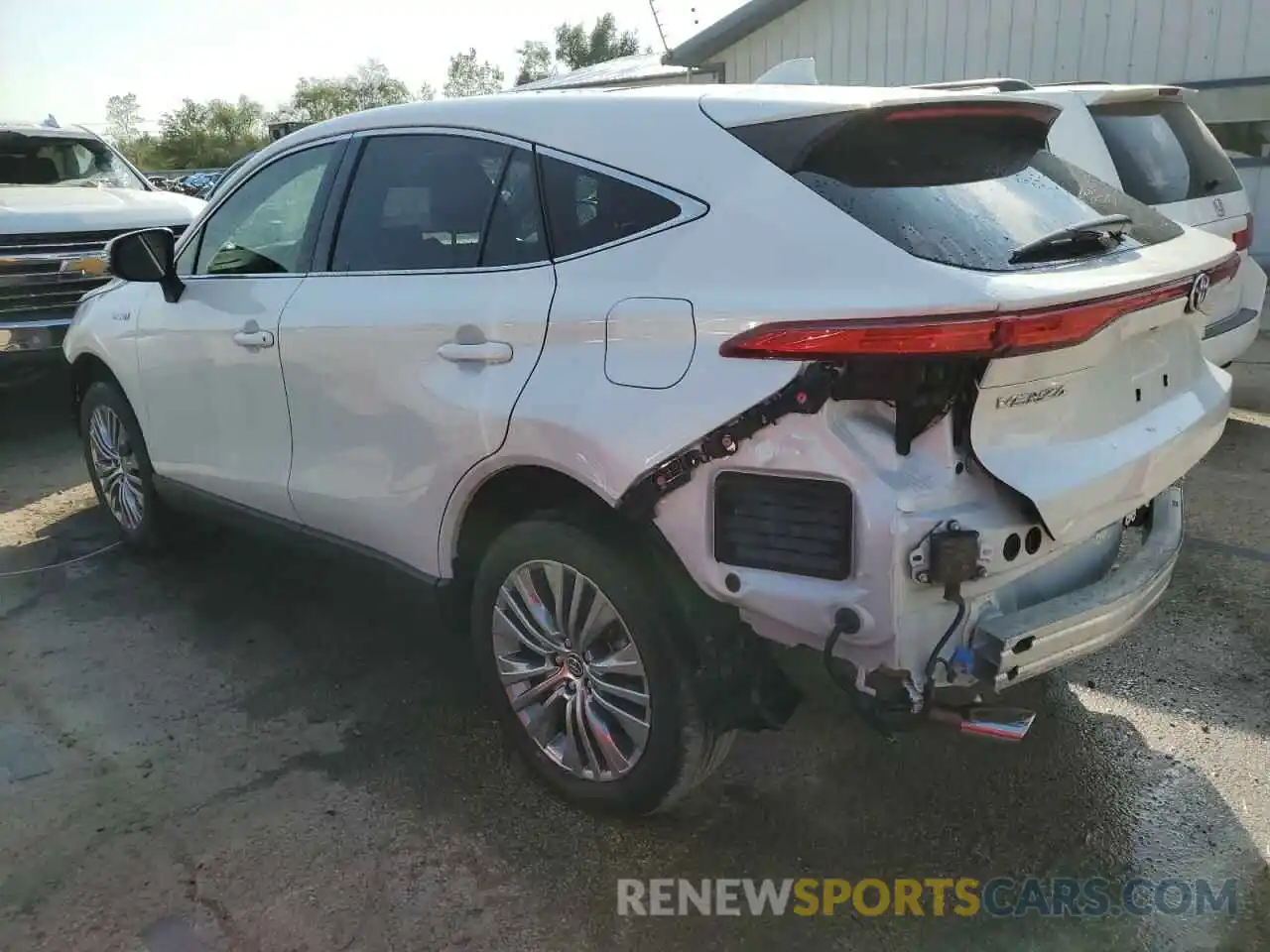 2 Photograph of a damaged car JTEAAAAH9MJ051620 TOYOTA VENZA 2021