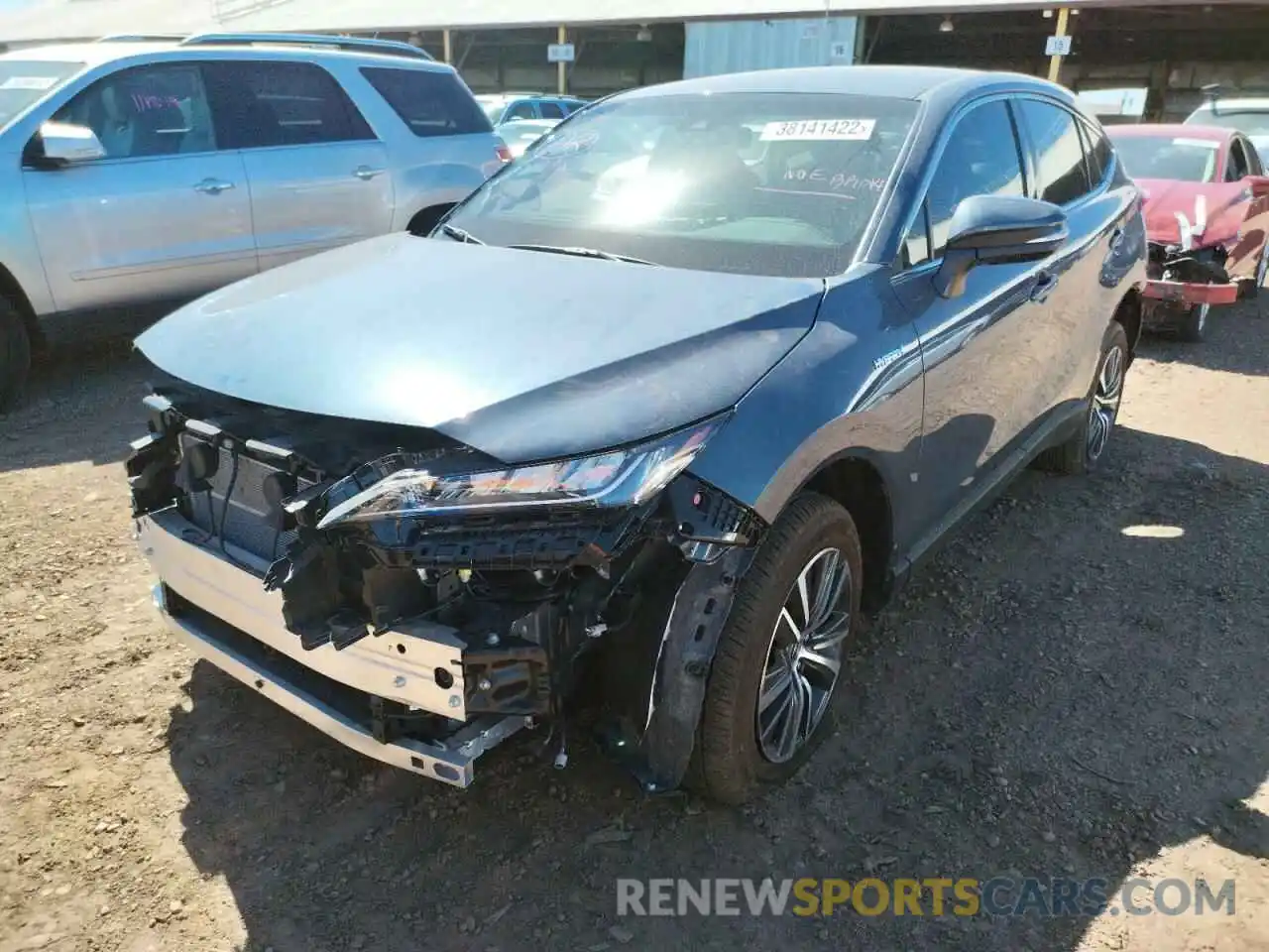 2 Photograph of a damaged car JTEAAAAH9MJ065002 TOYOTA VENZA 2021