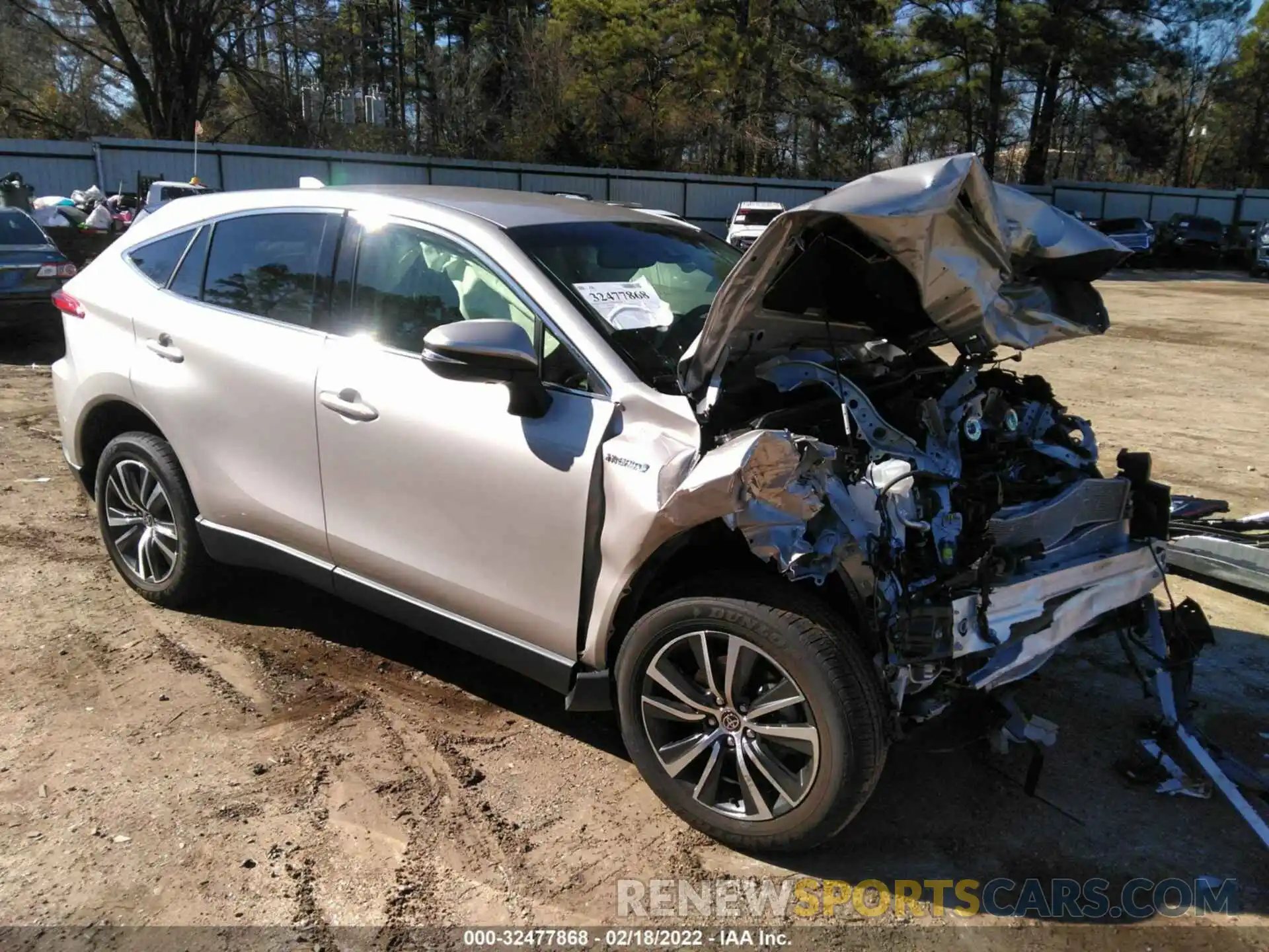 1 Photograph of a damaged car JTEAAAAH9MJ067333 TOYOTA VENZA 2021