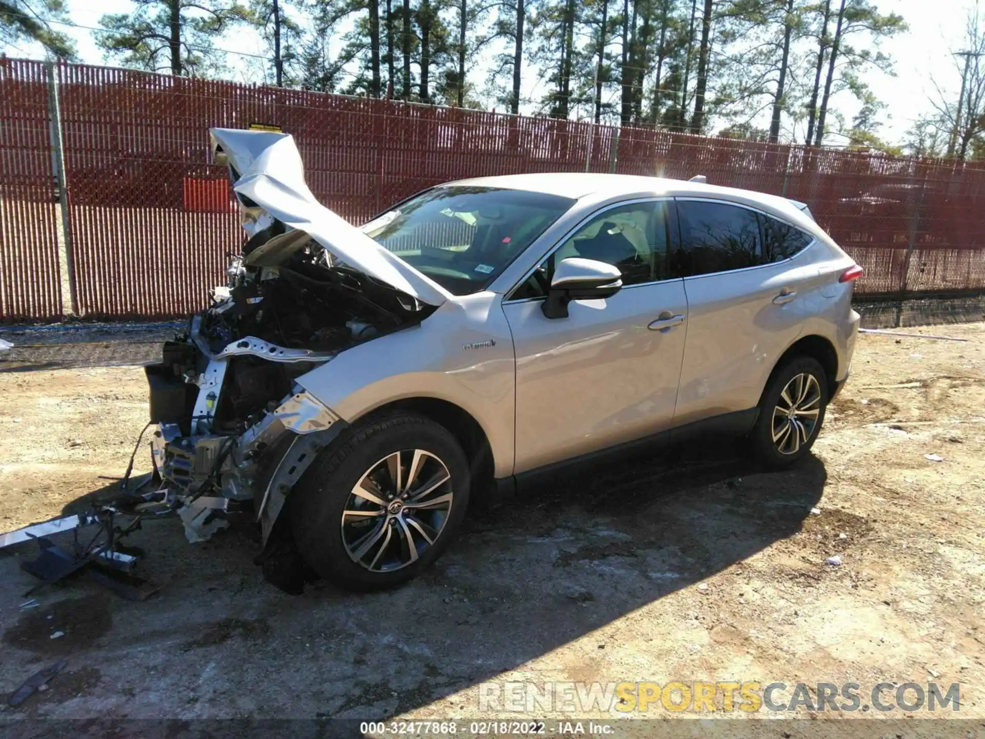 2 Photograph of a damaged car JTEAAAAH9MJ067333 TOYOTA VENZA 2021