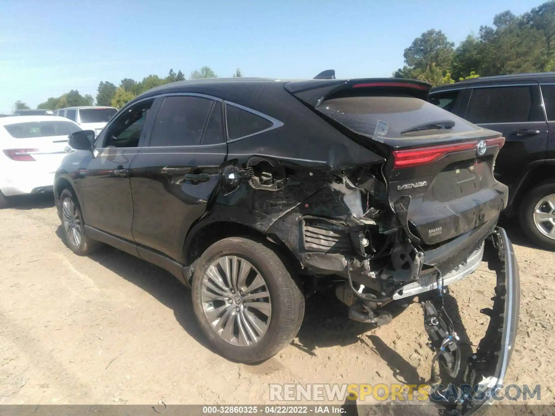 3 Photograph of a damaged car JTEAAAAH9MJ069406 TOYOTA VENZA 2021