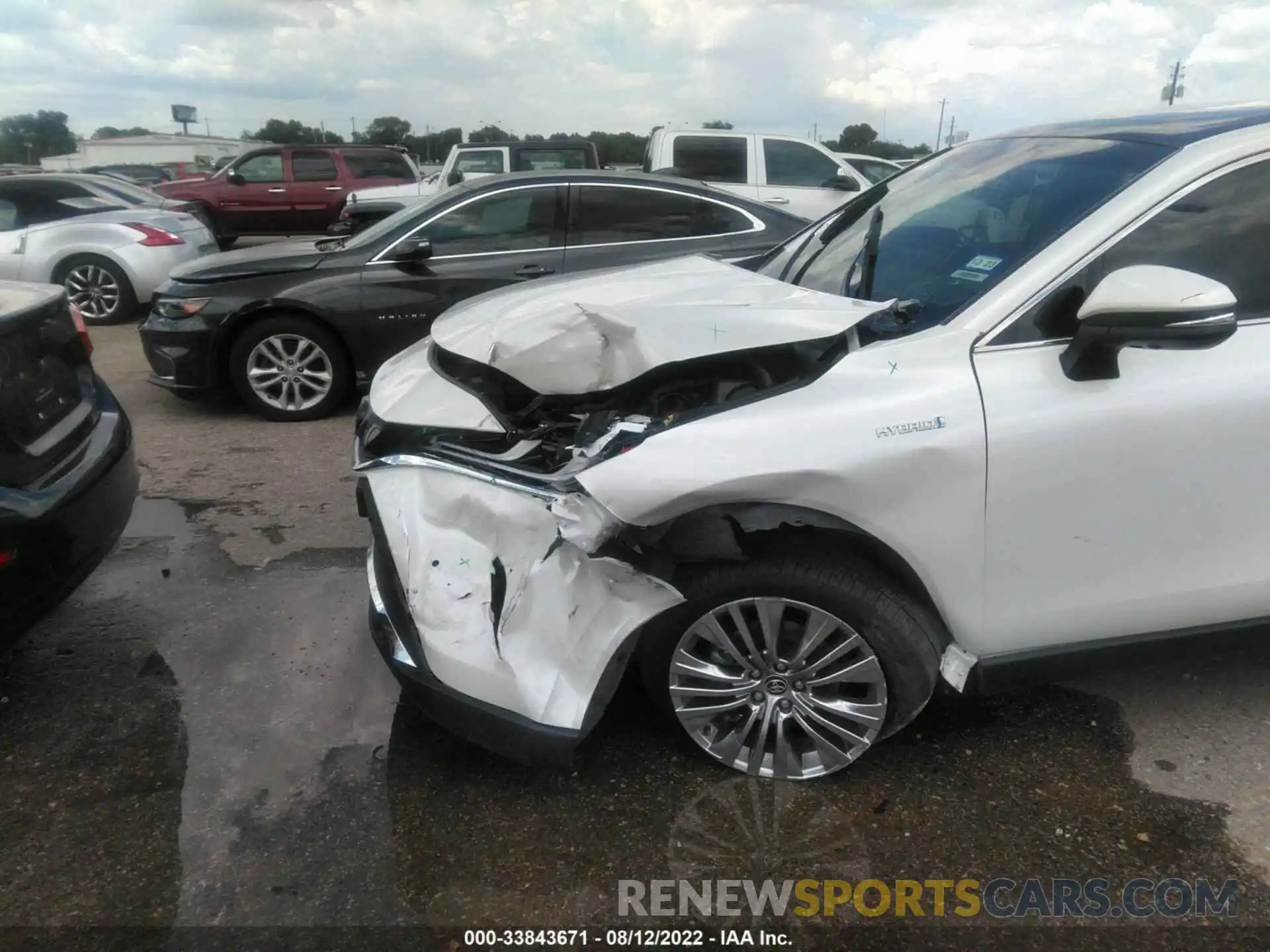 6 Photograph of a damaged car JTEAAAAH9MJ073889 TOYOTA VENZA 2021