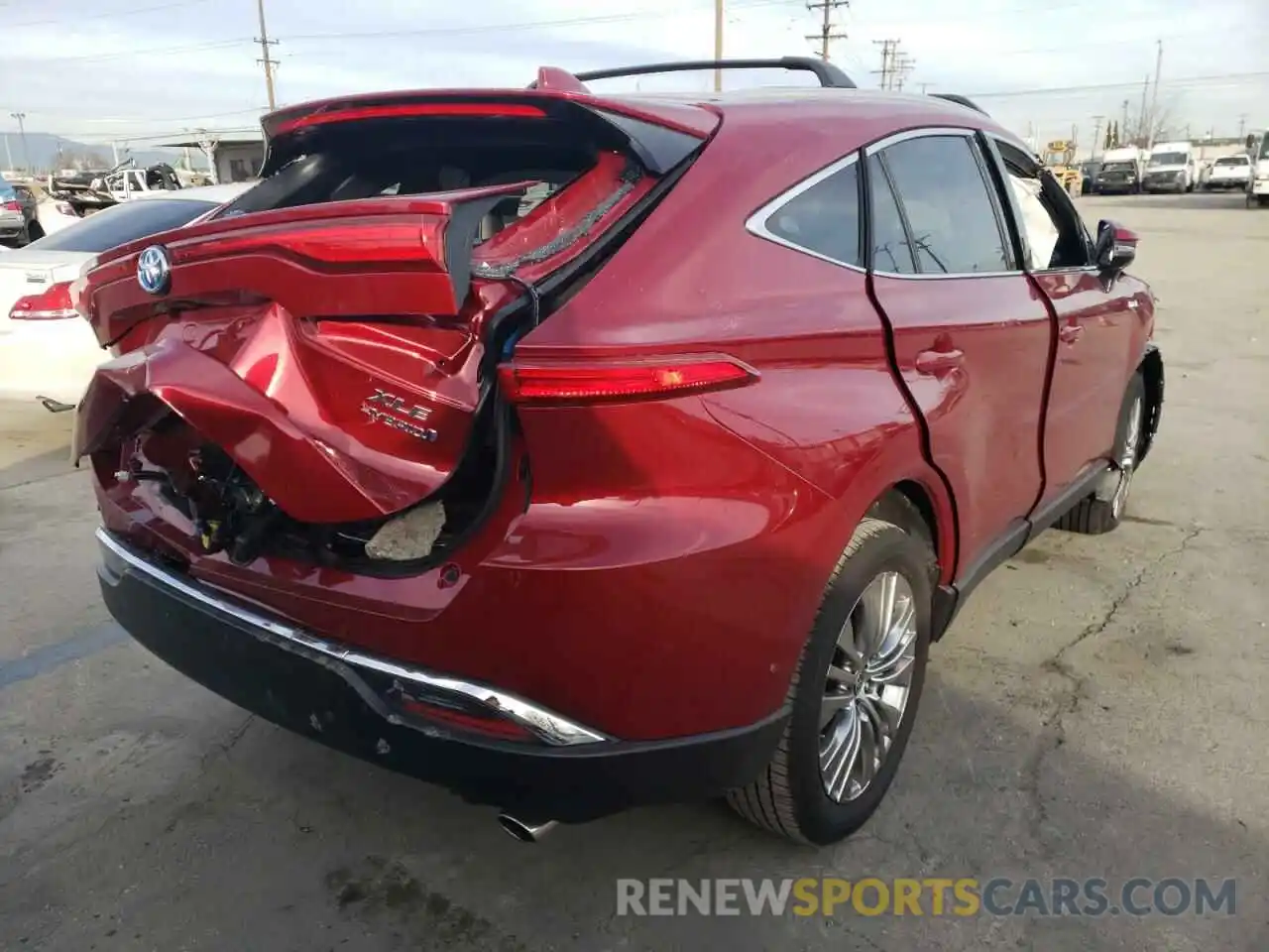 4 Photograph of a damaged car JTEAAAAH9MJ077246 TOYOTA VENZA 2021