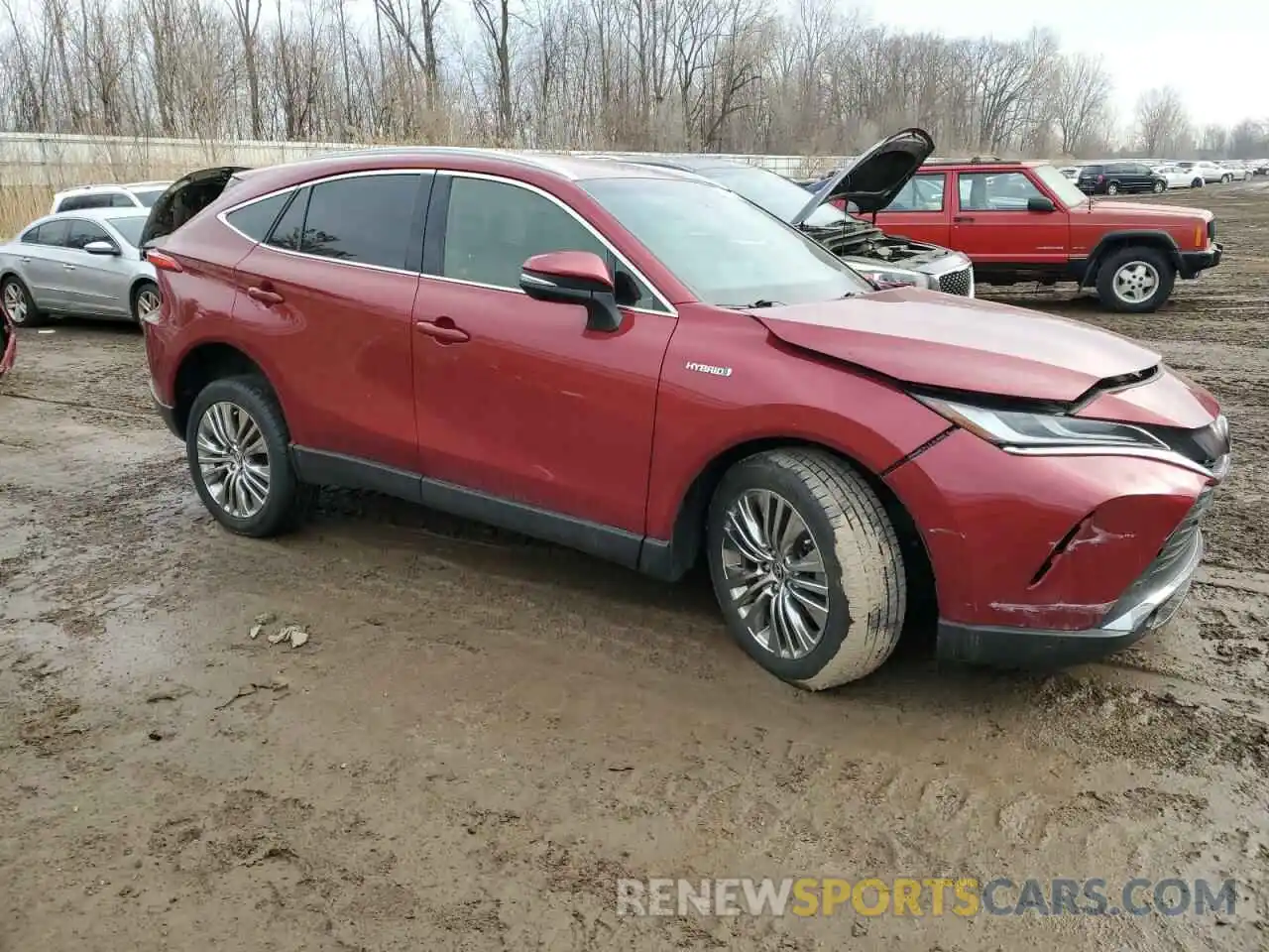 4 Photograph of a damaged car JTEAAAAH9MJ078610 TOYOTA VENZA 2021